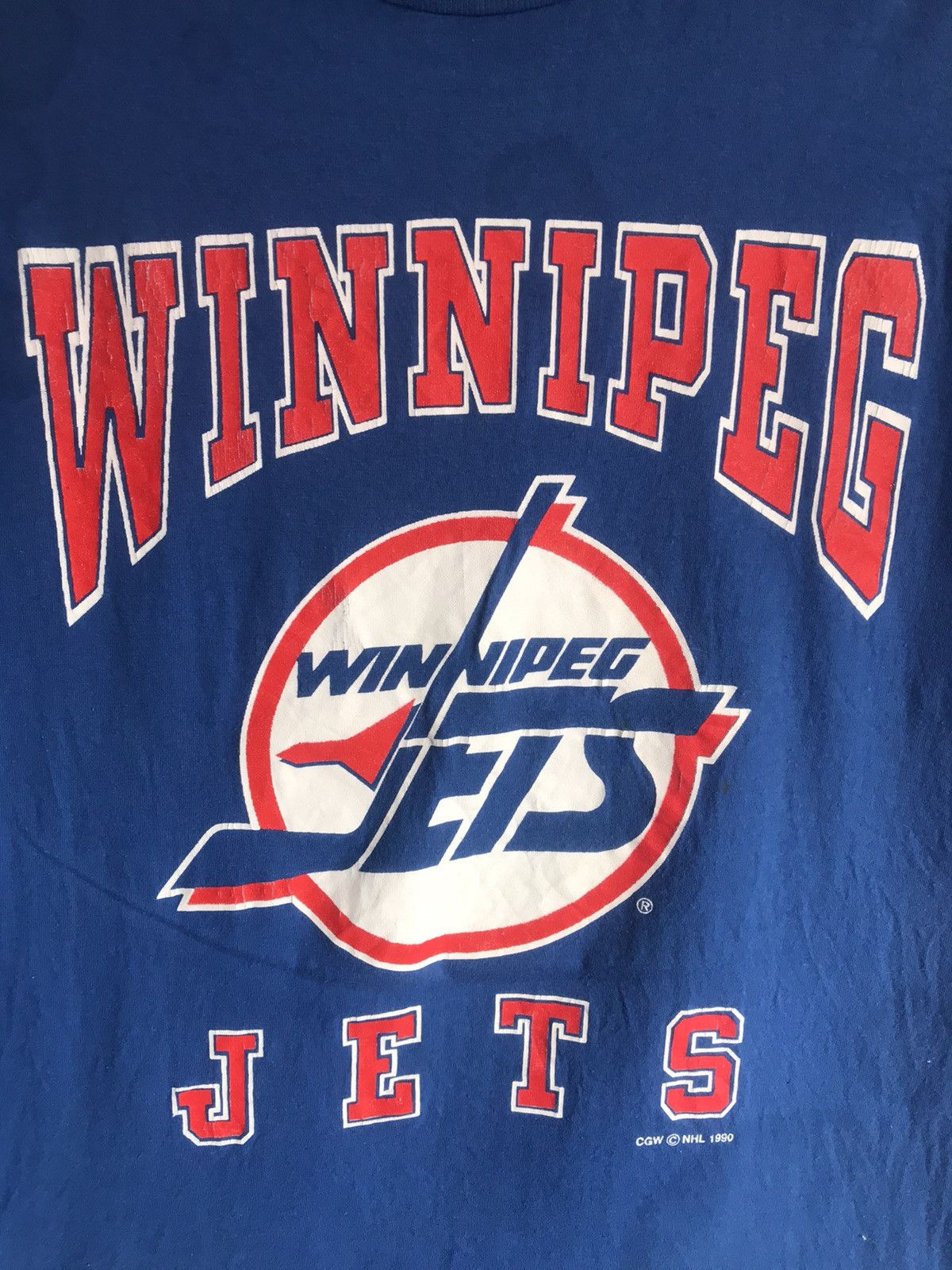 NHL Vintage 1990 Wnnipeg Jets NHL tee Size US M / EU 48-50 / 2 - 2 Thumbnail