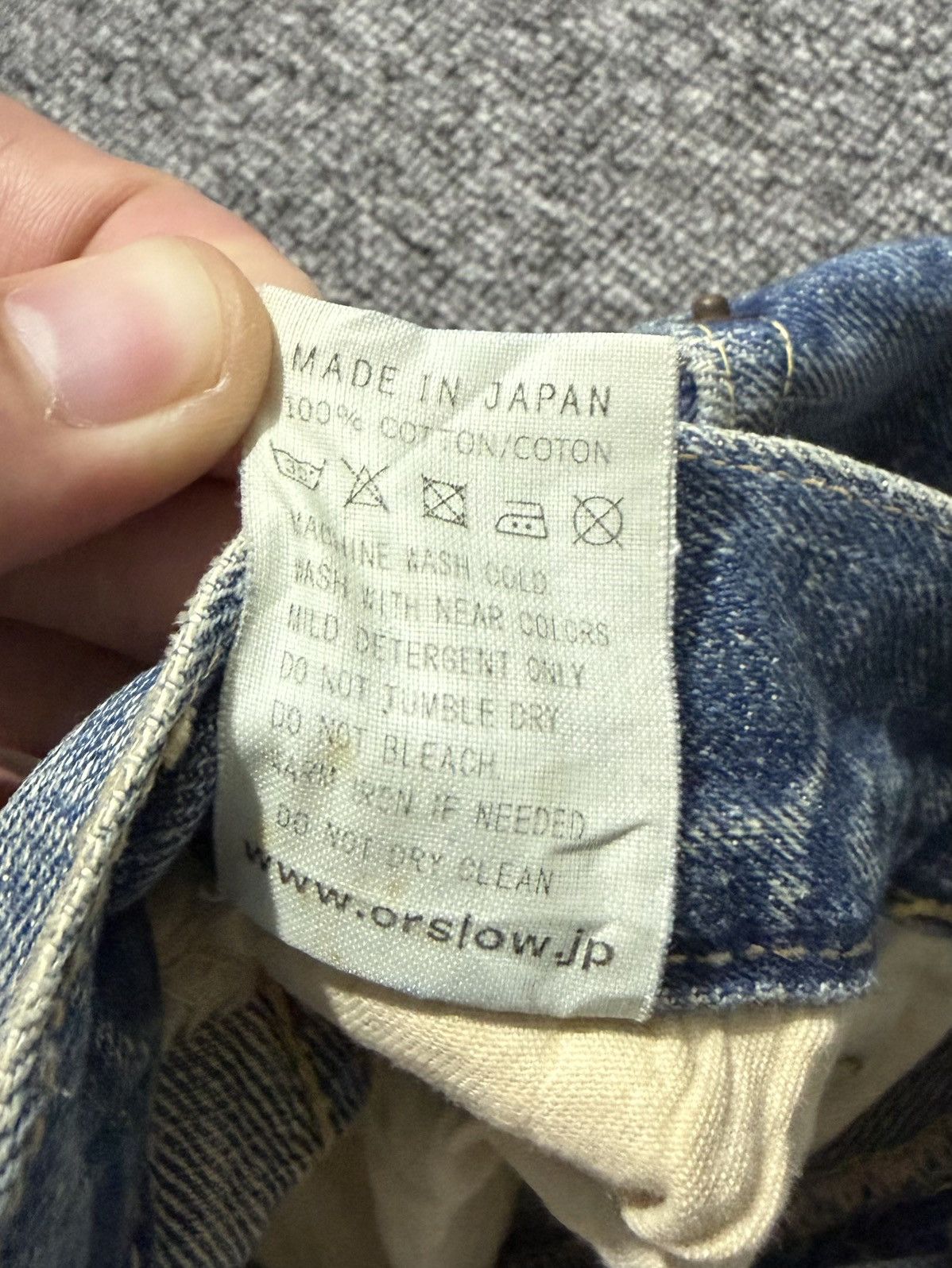 Orslow vintage orslow 105 selvedge denim Size US 33 - 10 Thumbnail