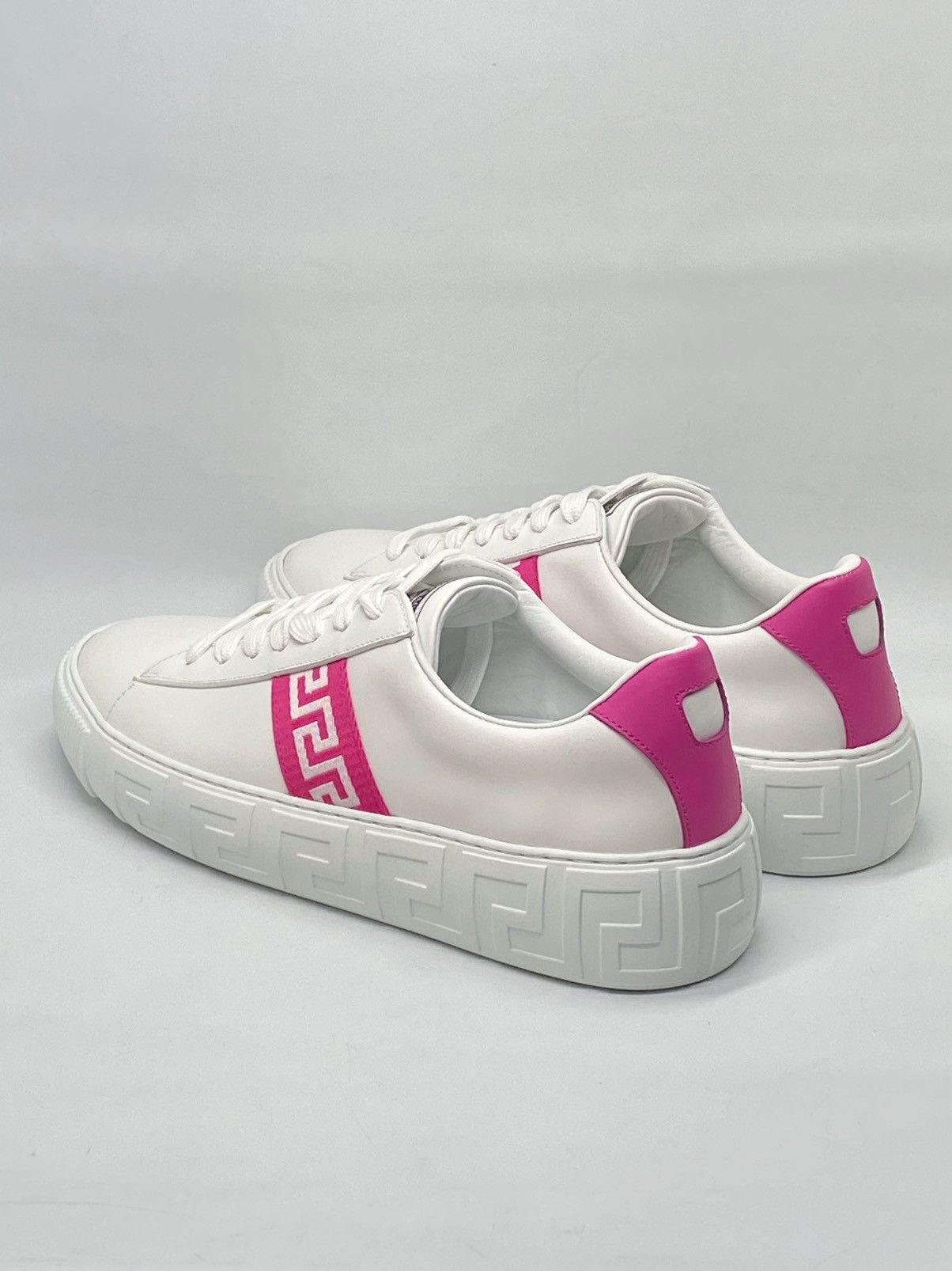 Versace Versace Greca Logo Leather Sneakers size 40 Size US 10 / IT 40 - 8 Thumbnail
