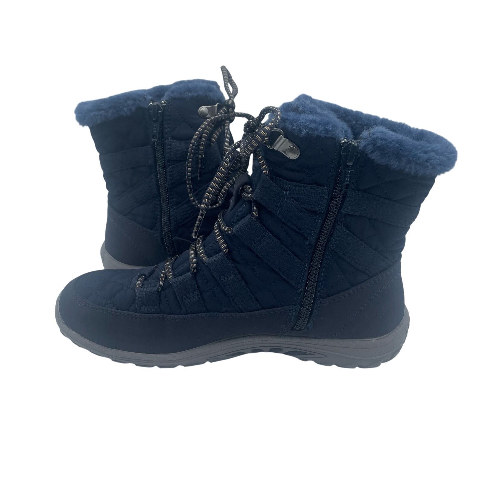 SKECHERS Skechers Reggae Fest Moro Rock Faux Fur Lined Booties Navy 6 Size US 6 / IT 36 - 6 Thumbnail