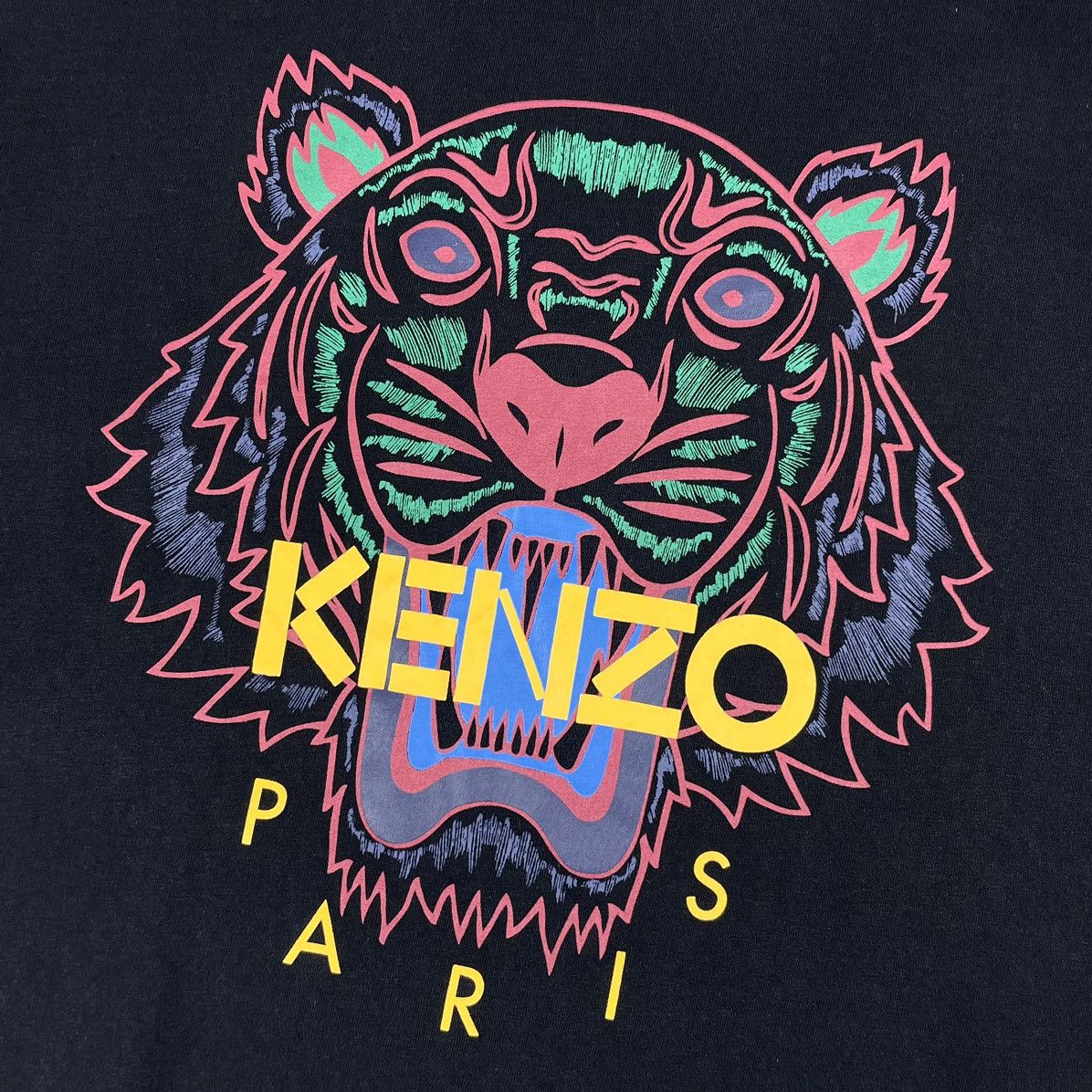 Kenzo Kenzo Paris Tiger big logo T-shirt Size US L / EU 52-54 / 3 - 5 Thumbnail
