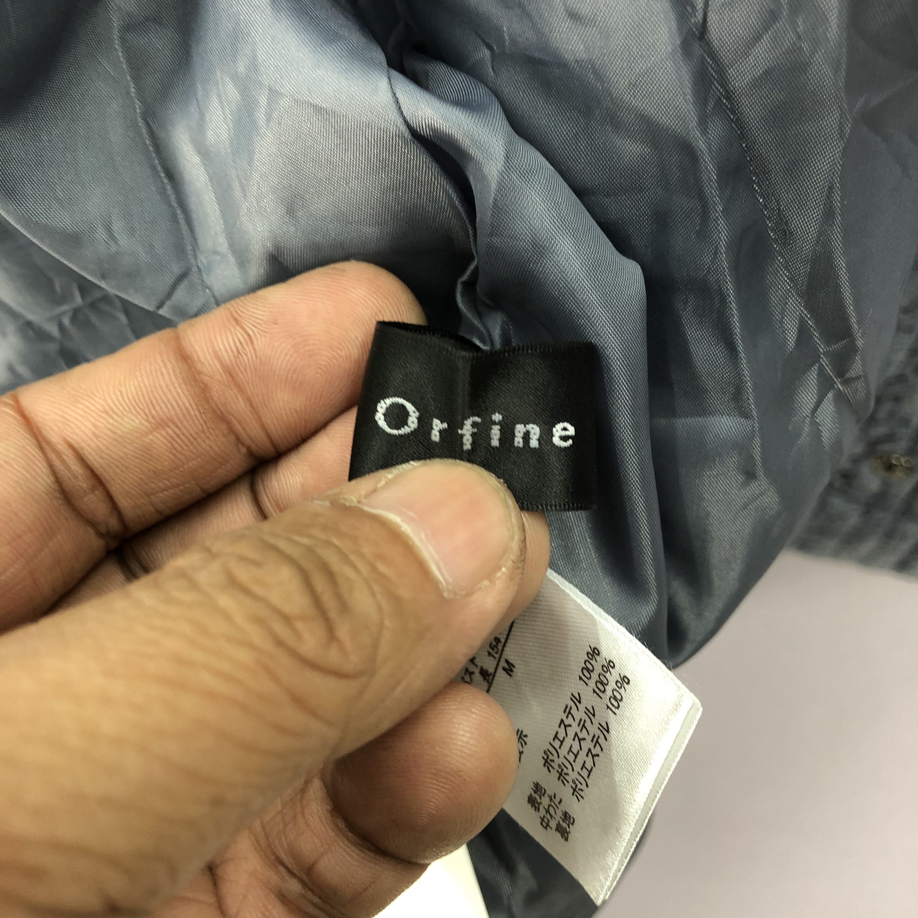 Japanese Brand Vintage Orfine Japanese Quilted Long Jacket Size L / US 10 / IT 46 - 6 Thumbnail