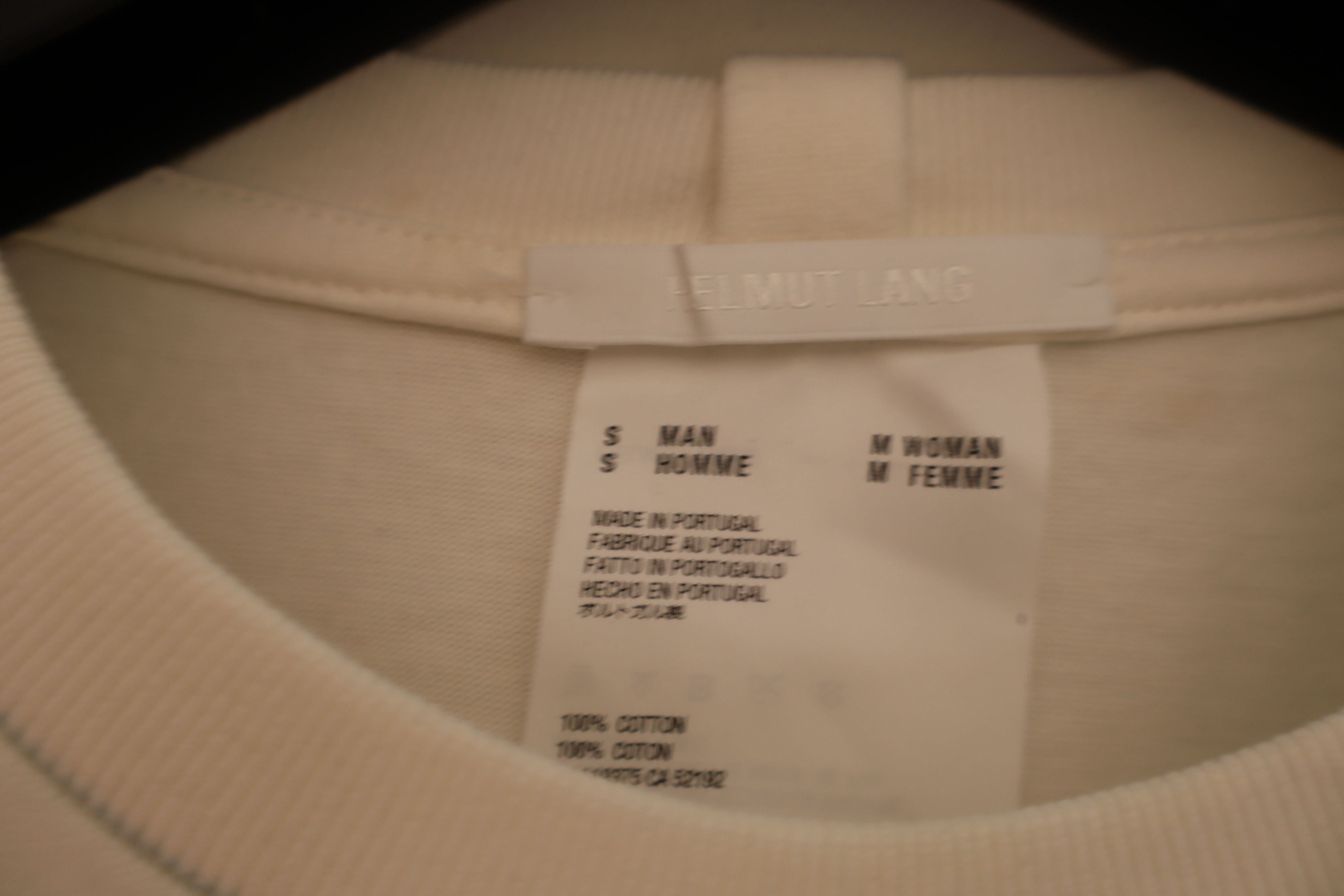 Helmut Lang Spray logo details tshirt Size US S / EU 44-46 / 1 - 8 Thumbnail