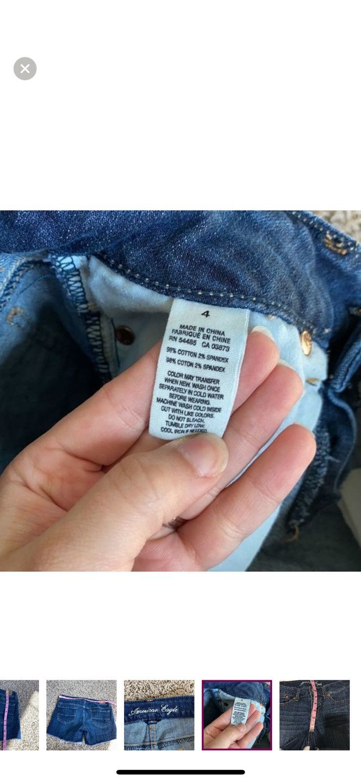American Eagle Outfitters American eagle outfitters Jean shorts size 4 Size 27" / US 4 / IT 40 - 6 Thumbnail