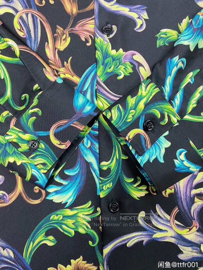 Versace Versace Baroque silk shirt Size US XXL / EU 58 / 5 - 5 Thumbnail