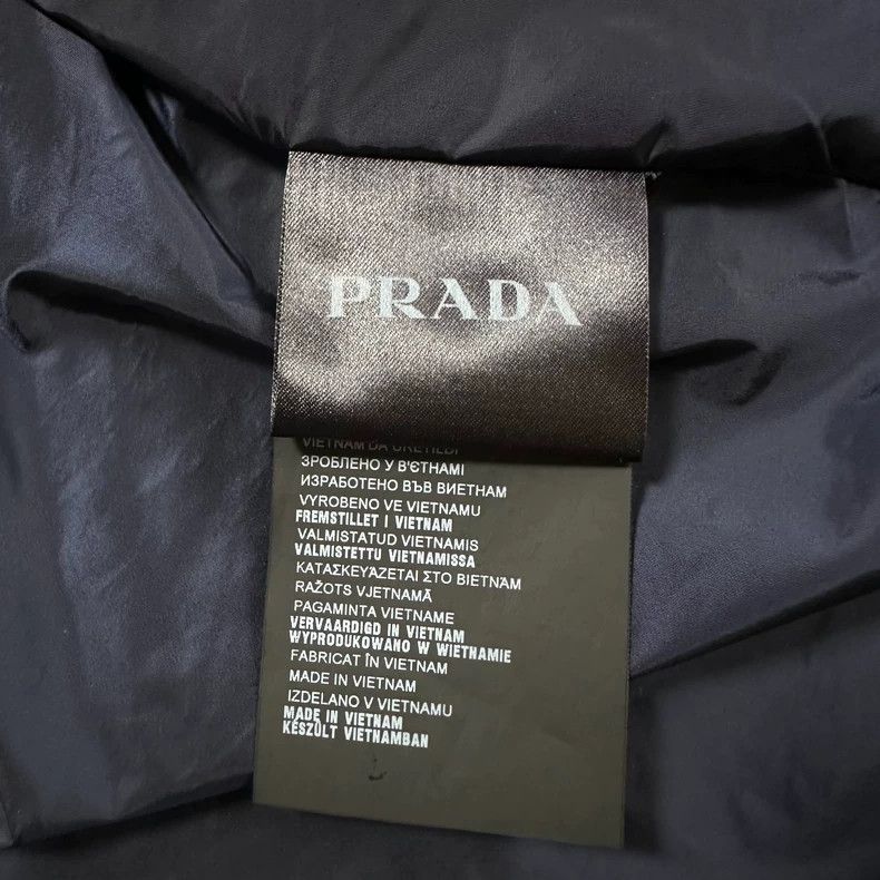 Prada Prada Navy blue multi-zipper nylon red label hooded jacket Size US M / EU 48-50 / 2 - 7 Thumbnail