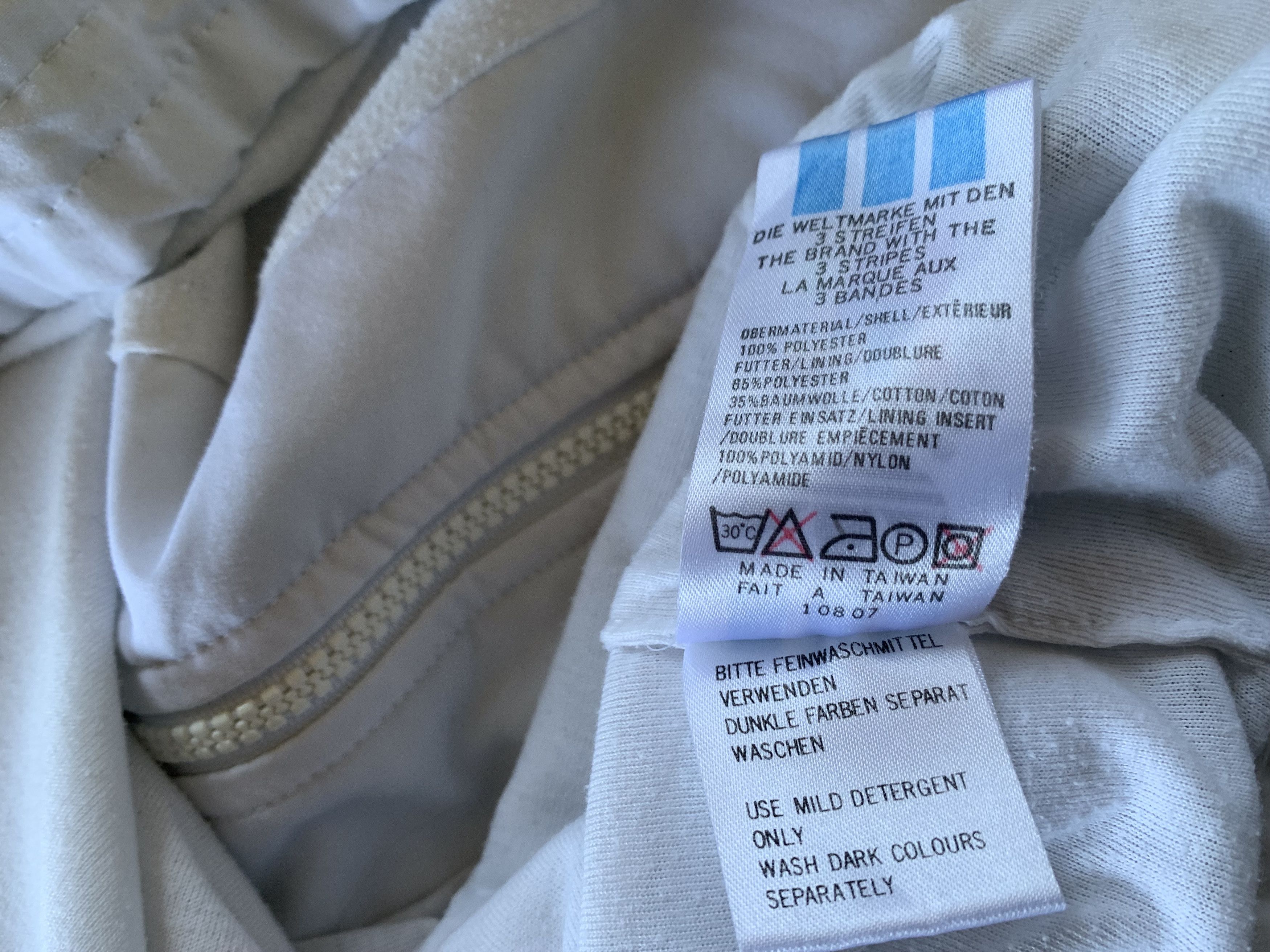 Adidas × Vintage Vintage Adidas D9 White Olympic Zip Jacket Size US XL / EU 56 / 4 - 8 Thumbnail