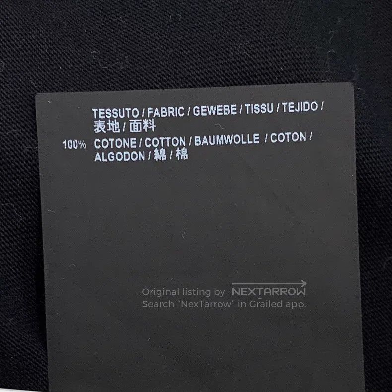 Balenciaga Balenciaga Black logo letter print cotton crew neck short- Size US S / EU 44-46 / 1 - 8 Thumbnail