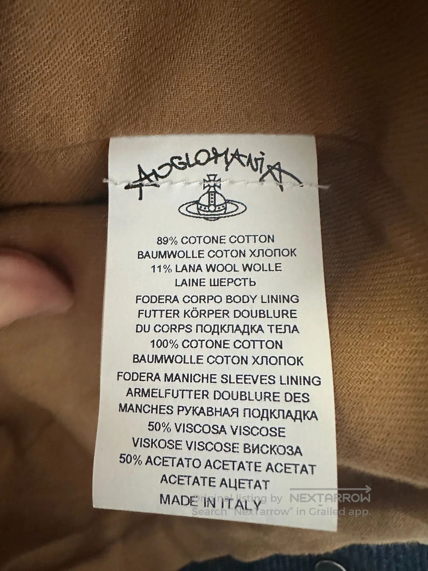 Vivienne Westwood Jacket Size S.