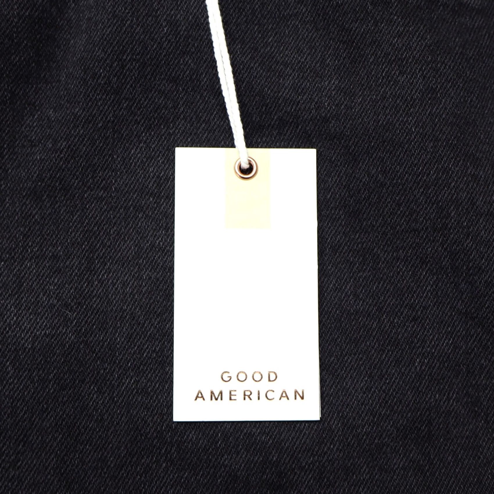 Good American Good American Skirt Female Regular Midi A-Line High Rise Black Sz 16 Denim Cotton Slit Pockets NEW Stored Tags Size 38" / US 16 / IT 52 - 6 Thumbnail