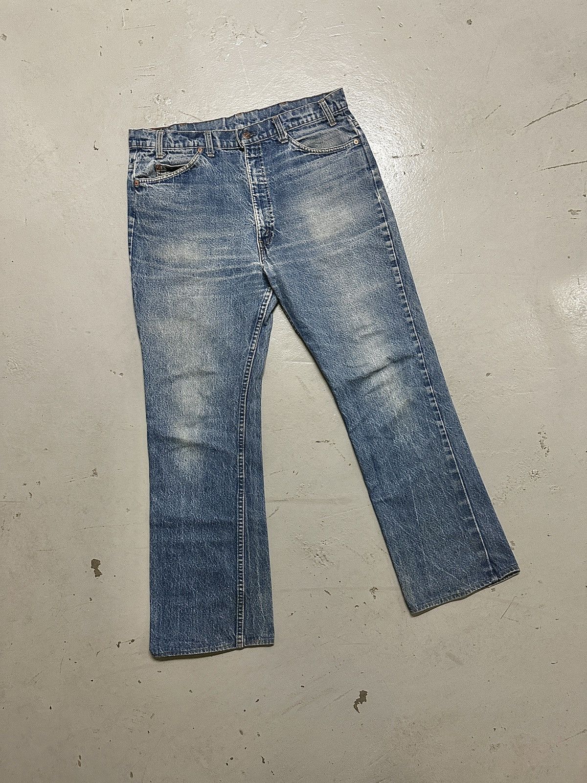 Levi's Vintage Clothing flared orange tab levi denim Size US 34 / EU 50 - 2 Thumbnail