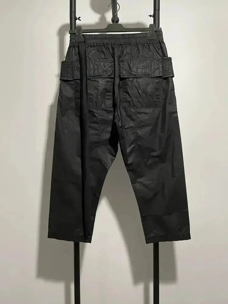 Rick Owens Sz M Rick Owens Drkshdw Waxed Cropped Sweatpants-2507 Size US 32 / EU 48 - 7 Thumbnail