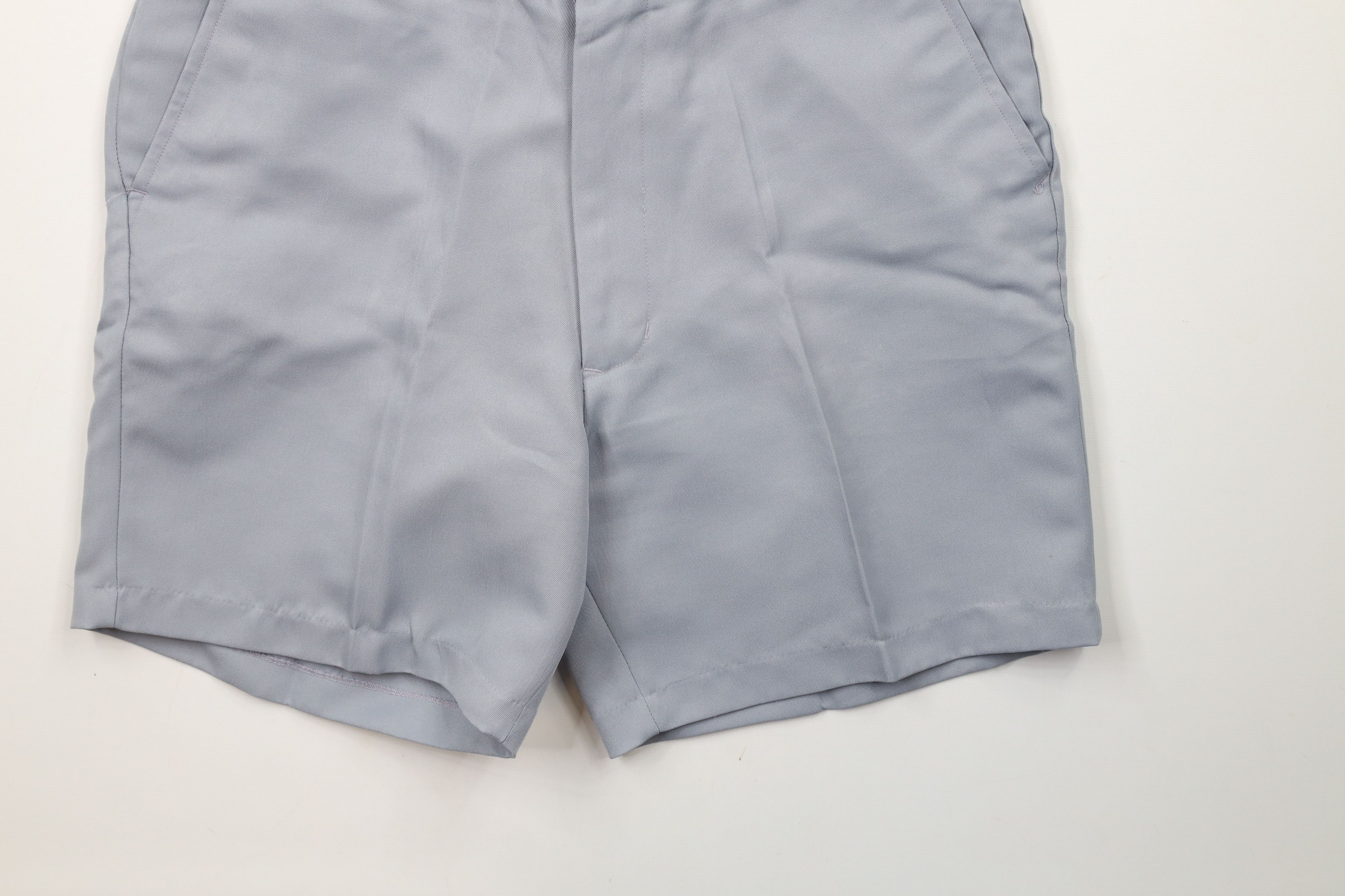 Vintage Vintage 70s Streetwear Blank Above Knee Knit Shorts Gray USA Size US 34 / EU 50 - 4 Thumbnail