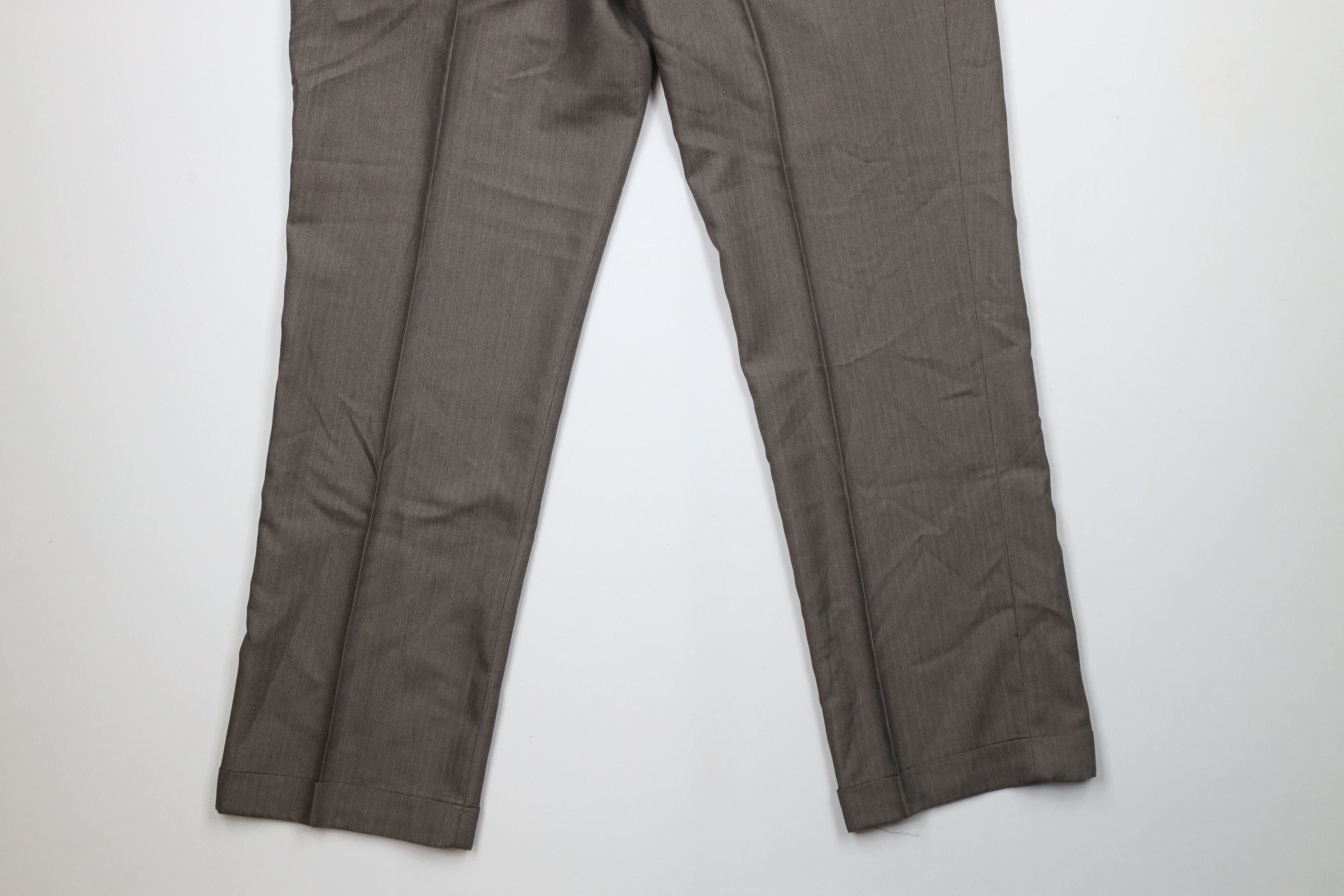 Ralph Lauren × Vintage Vintage 90s Chaps Ralph Lauren Herringbone Chino Pants Size US 38 / EU 54 - 12 Thumbnail