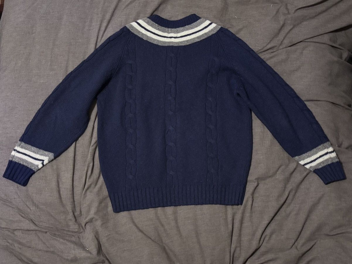 Gap GAP | Vintage Navy V-Neck Wool Sweater, Large Size US L / EU 52-54 / 3 - 2 Thumbnail