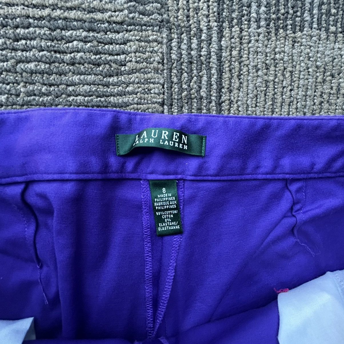 Ralph Lauren Vintage Y2K Lauren Ralph Lauren Purple Dress Pants Size 30" / US 8 / IT 44 - 3 Thumbnail