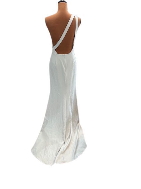 Mac Duggal One Shoulder Jersey Mermaid Gown in Powder Blue Size M / US 6-8 / IT 42-44 - 6 Thumbnail