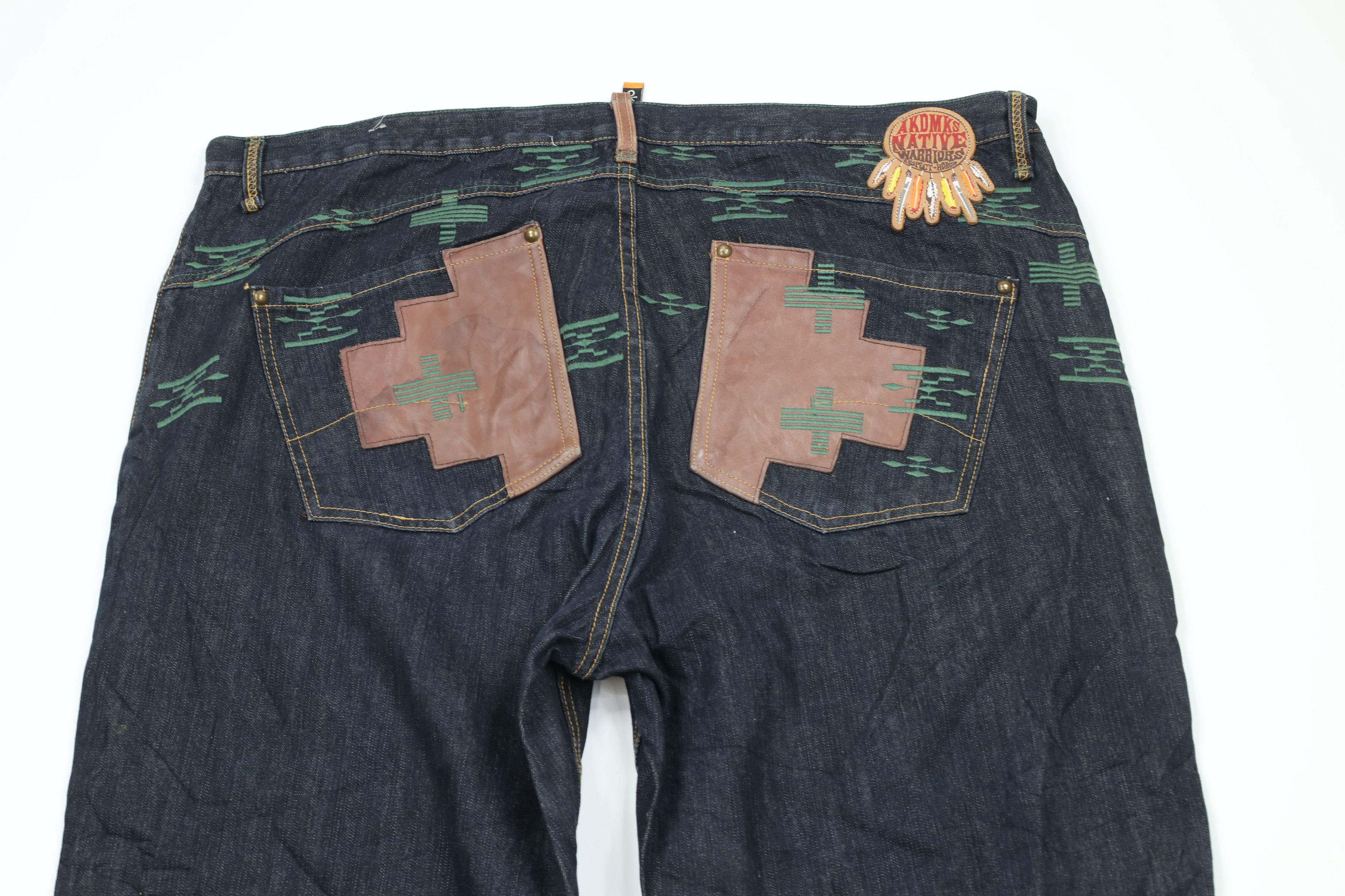 Vintage Vintage Y2K Streetwear Fiesta Warrior Baggy Wide Leg Jeans Size US 42 / EU 58 - 10 Thumbnail