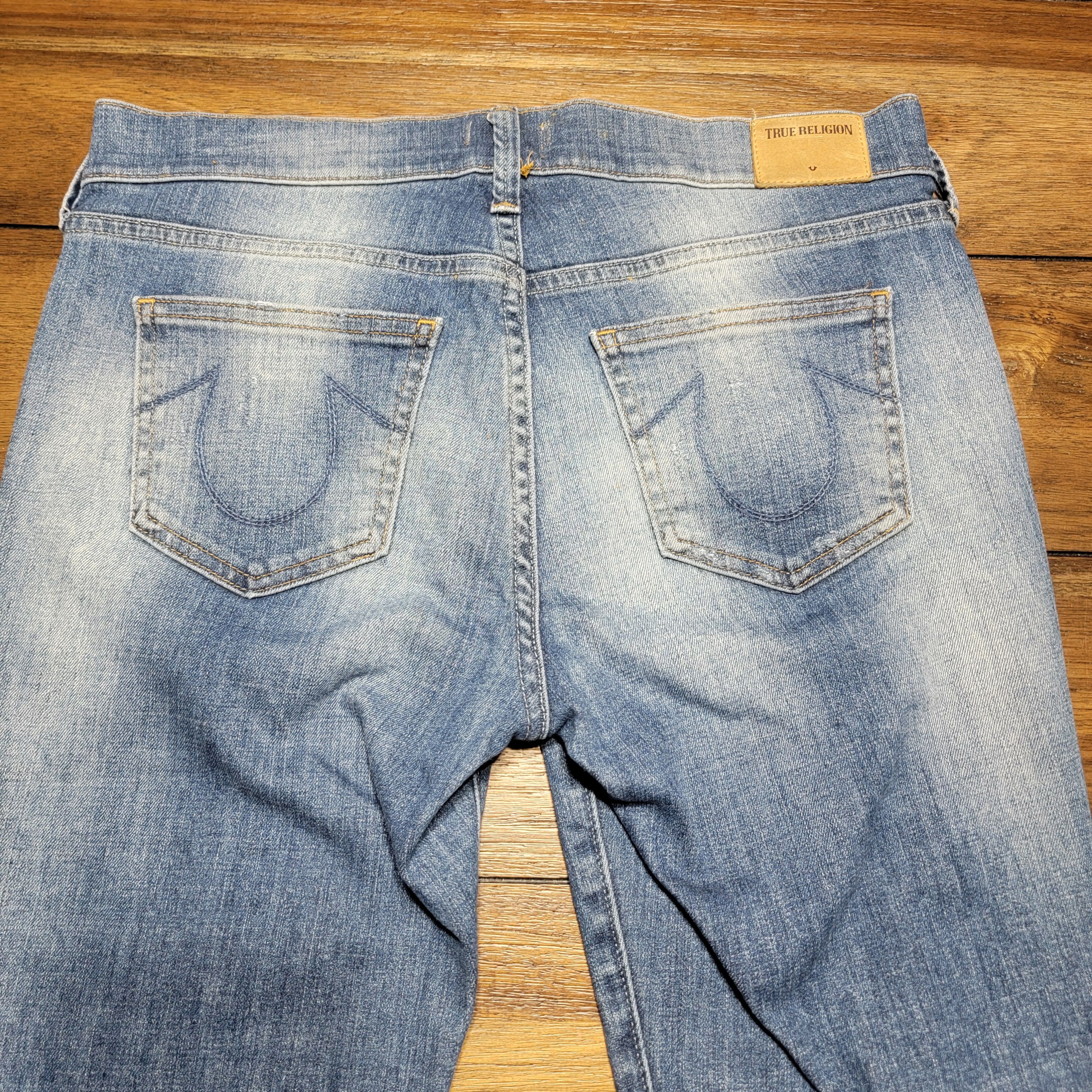True Religion True Religion Halle Mid Rise Super Skinny Denim Capris - 29 Size 29" - 4 Thumbnail