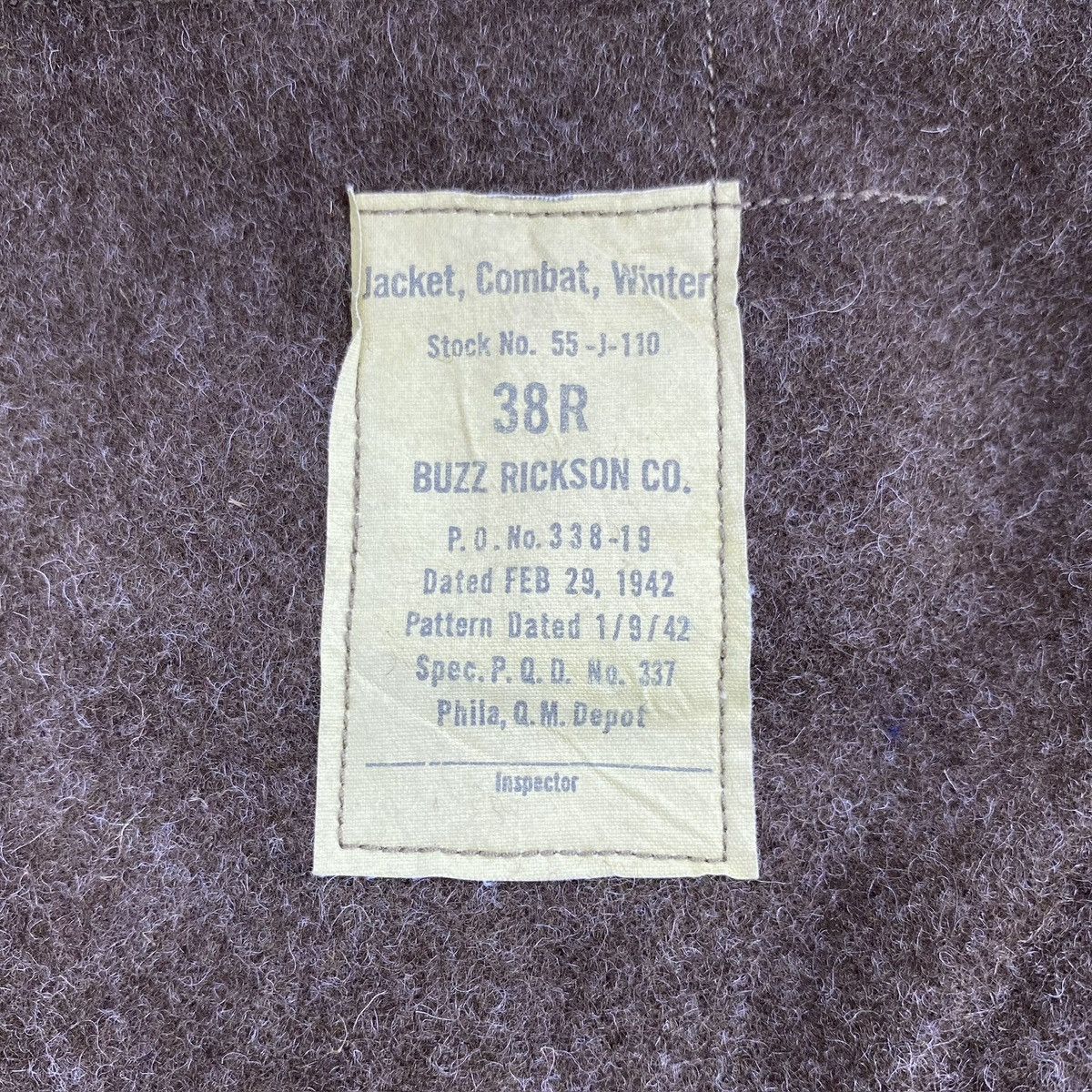 Buzz Rickson's WWII 40s Buzz Rickson's Winter Combat Tanker Jacket Military Size US M / EU 48-50 / 2 - 15 Thumbnail