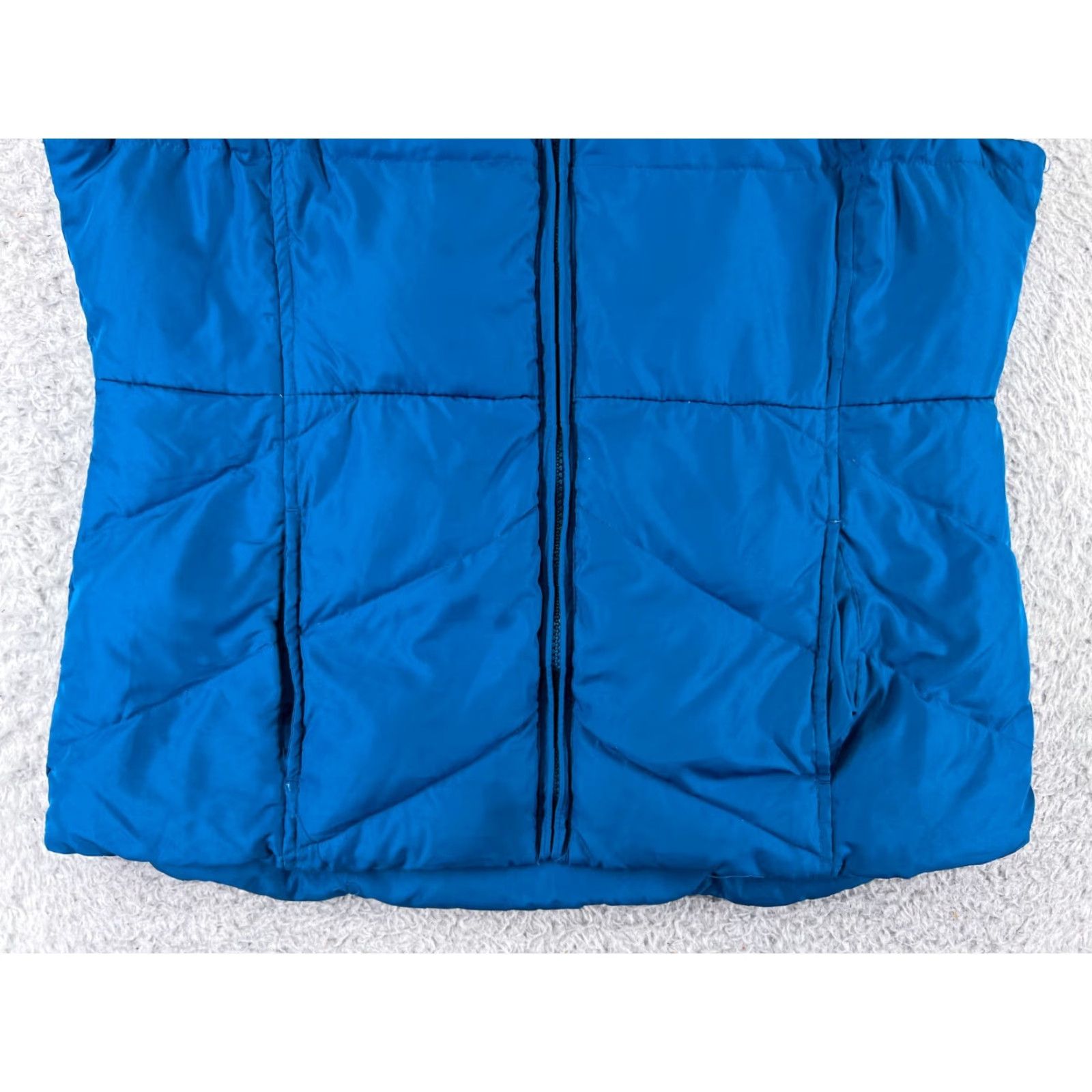 Vintage SJB Active Vest Women S Blue Puffer Down Insulation Polyester Shell Full Zip Vest Size S / US 4 / IT 40 - 6 Thumbnail