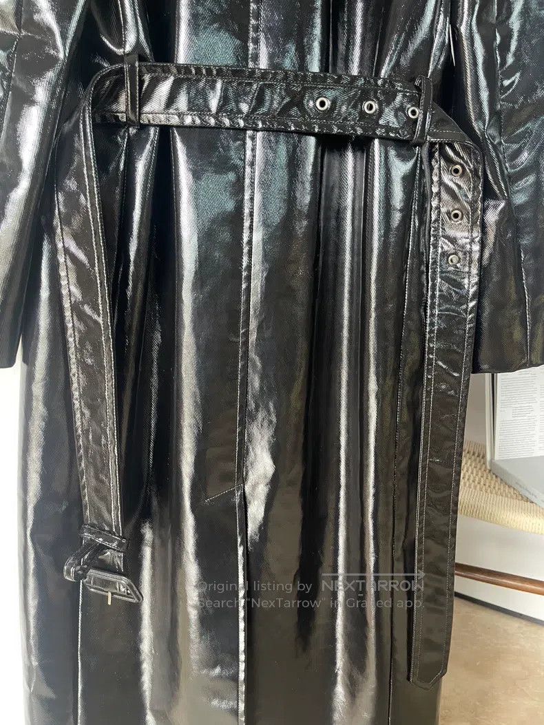 Saint Laurent Paris Saint Laurent Paris Patent leather trench coat Size XS / US 0-2 / IT 36-38 - 7 Thumbnail