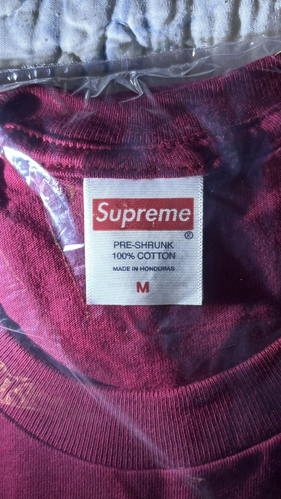 Supreme® “Dust”/“Dog” Tee, Cardinal (M) [F/W 2025, Week 17]