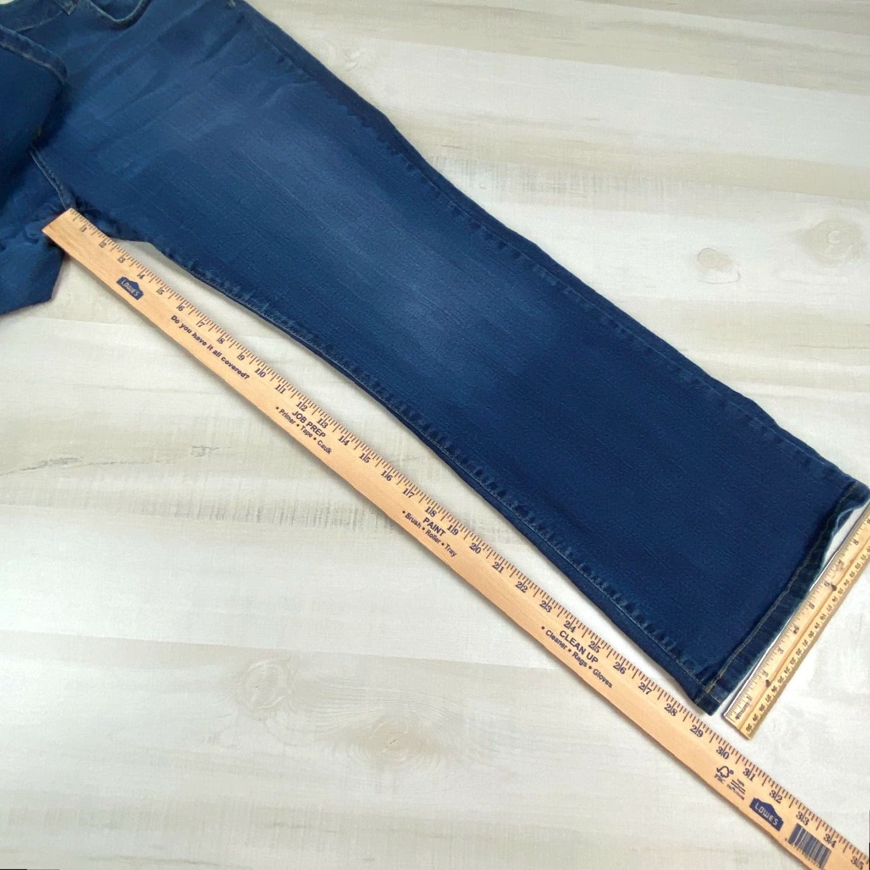 Vintage Womens Mantaray Denim Jeans Bootcut Regular Blue Extra Large XL Size 36" / US 14 / IT 50 - 7 Thumbnail