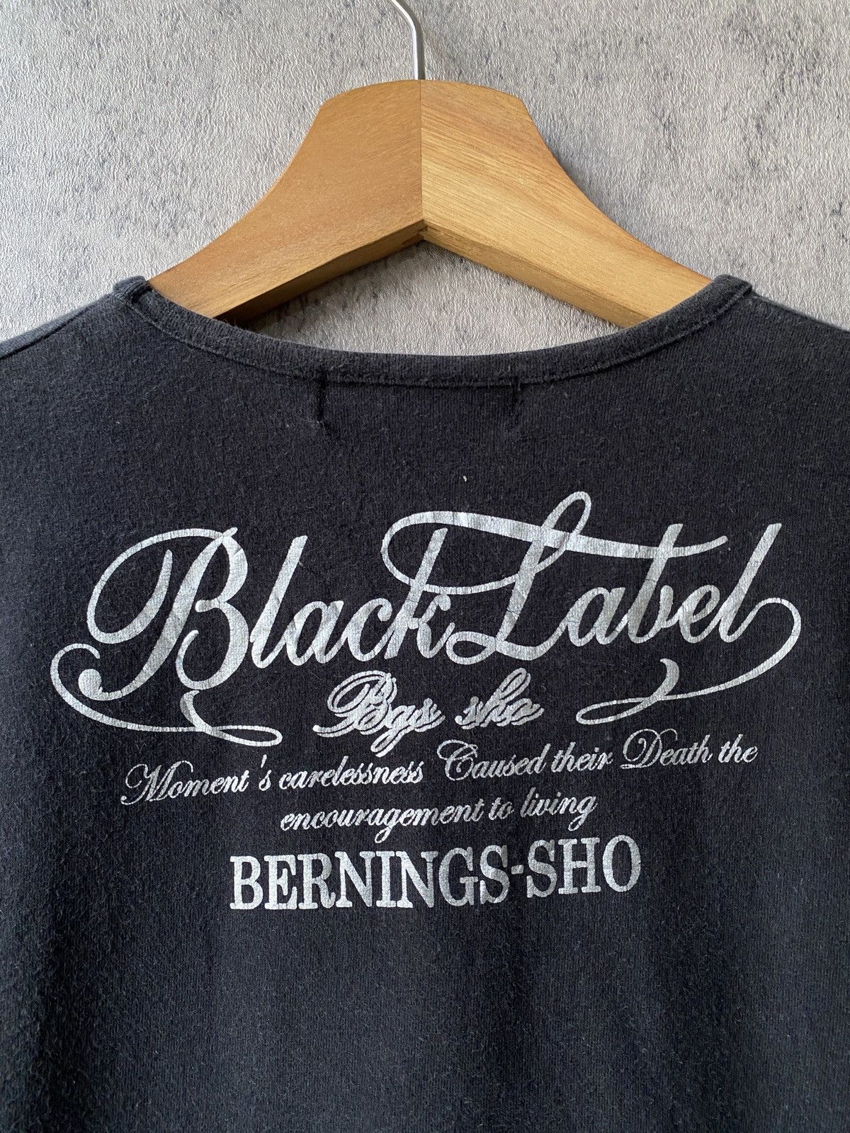 Japanese Brand Bernings-sho Black Label Gothic Punk Design Shirt Size US XS / EU 42 / 0 - 5 Thumbnail