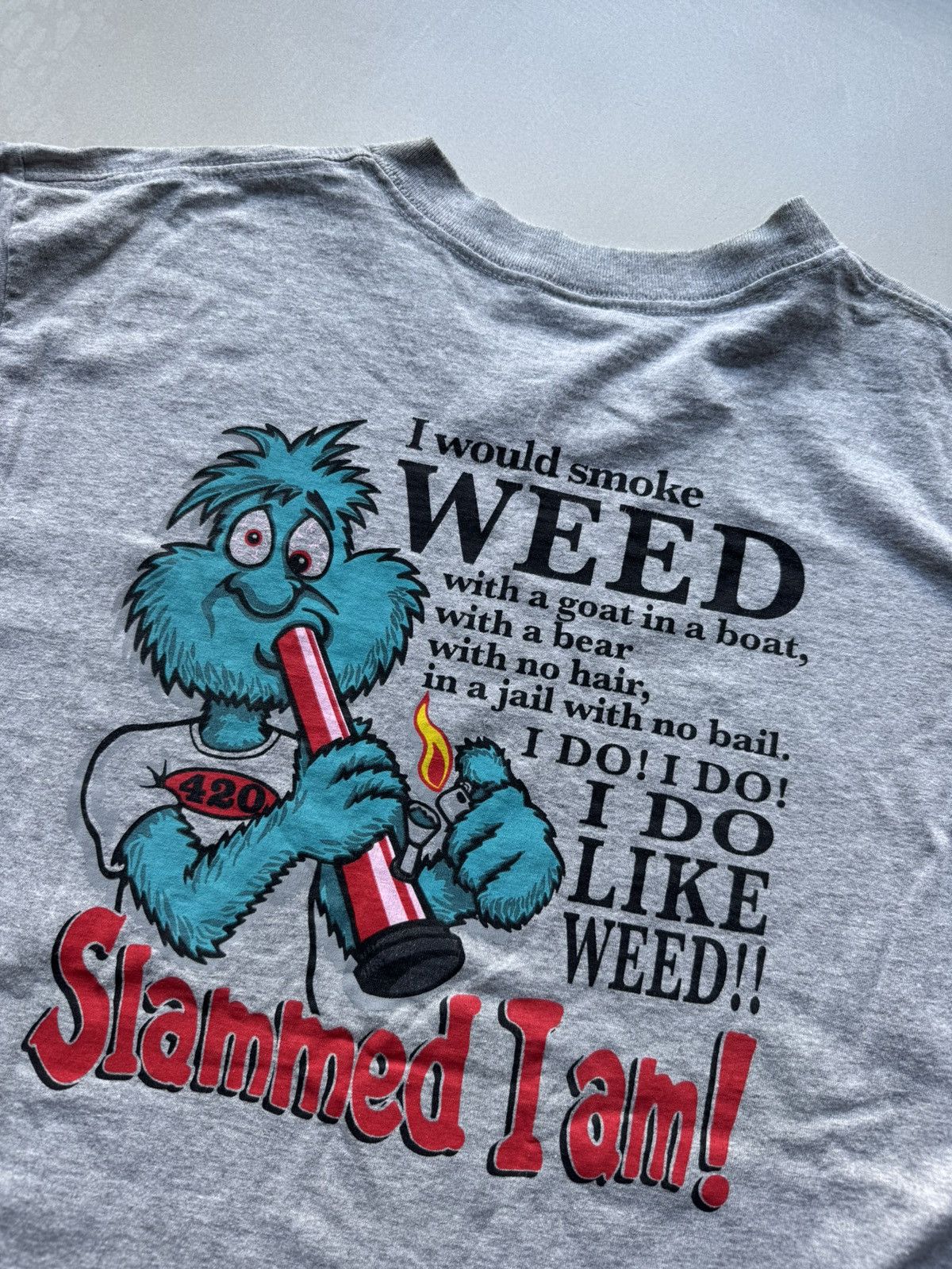 90’s Vintage Slammed i’am weed T-shirt