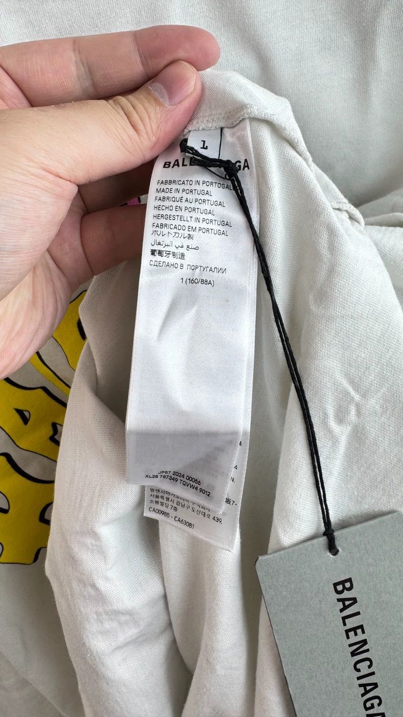 Balenciaga Balenciaga Logo Short Sleeve T-Shirt for Summer-2506 Size US M / EU 48-50 / 2 - 3 Thumbnail