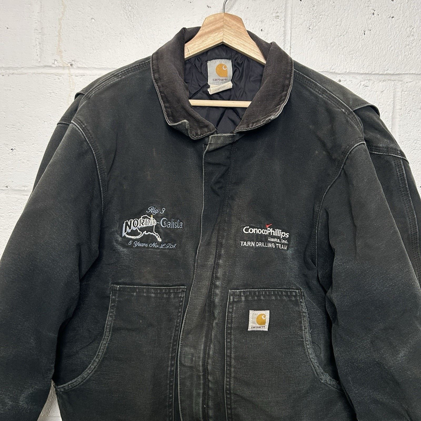 Carhartt Vintage Carhartt Quilted Traditional Artic Jacket “Black” Size US L / EU 52-54 / 3 - 3 Thumbnail