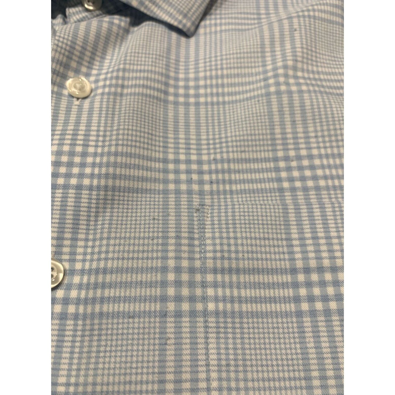 johnnie-O Johnnie-O Prep-Formance Button Down Plaid Shirt Blue Large Men's Size US L / EU 52-54 / 3 - 7 Thumbnail
