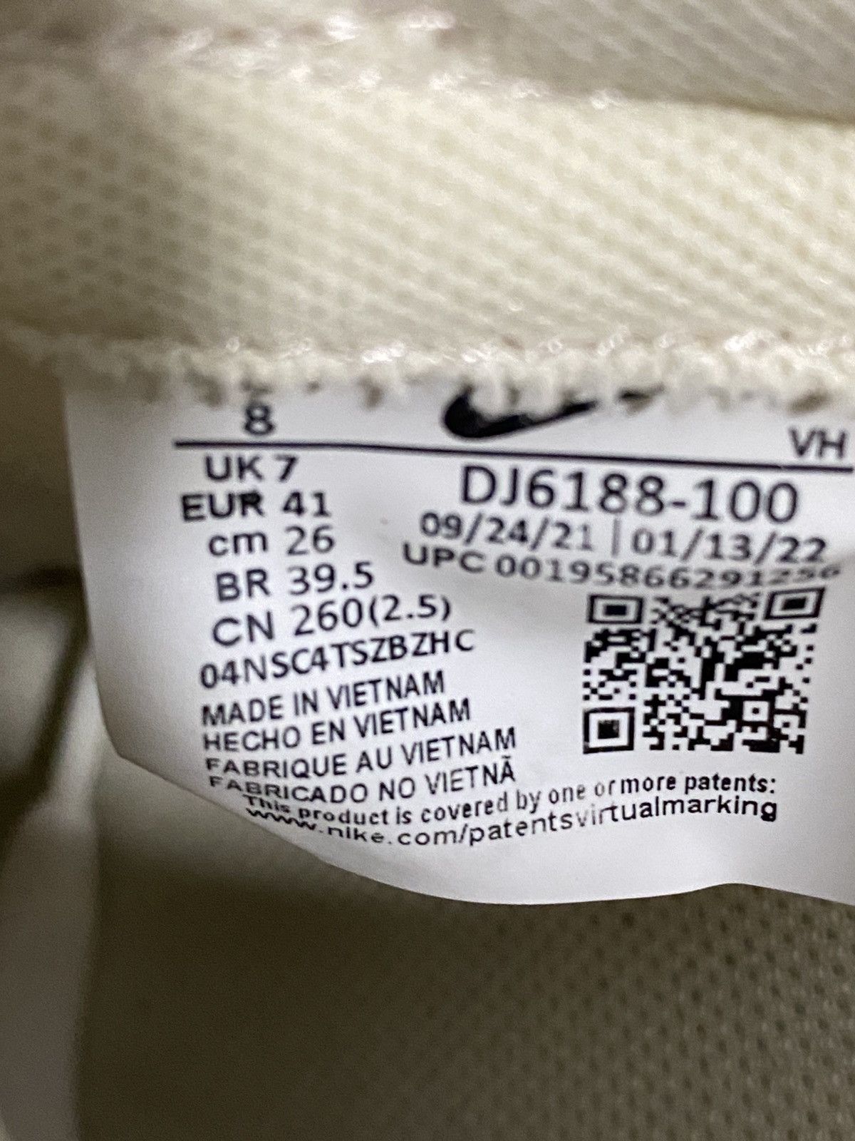 Nike Nike Dunk Low Coconut Milk Mens Size 8 Size US 8 / EU 41 - 8 Thumbnail