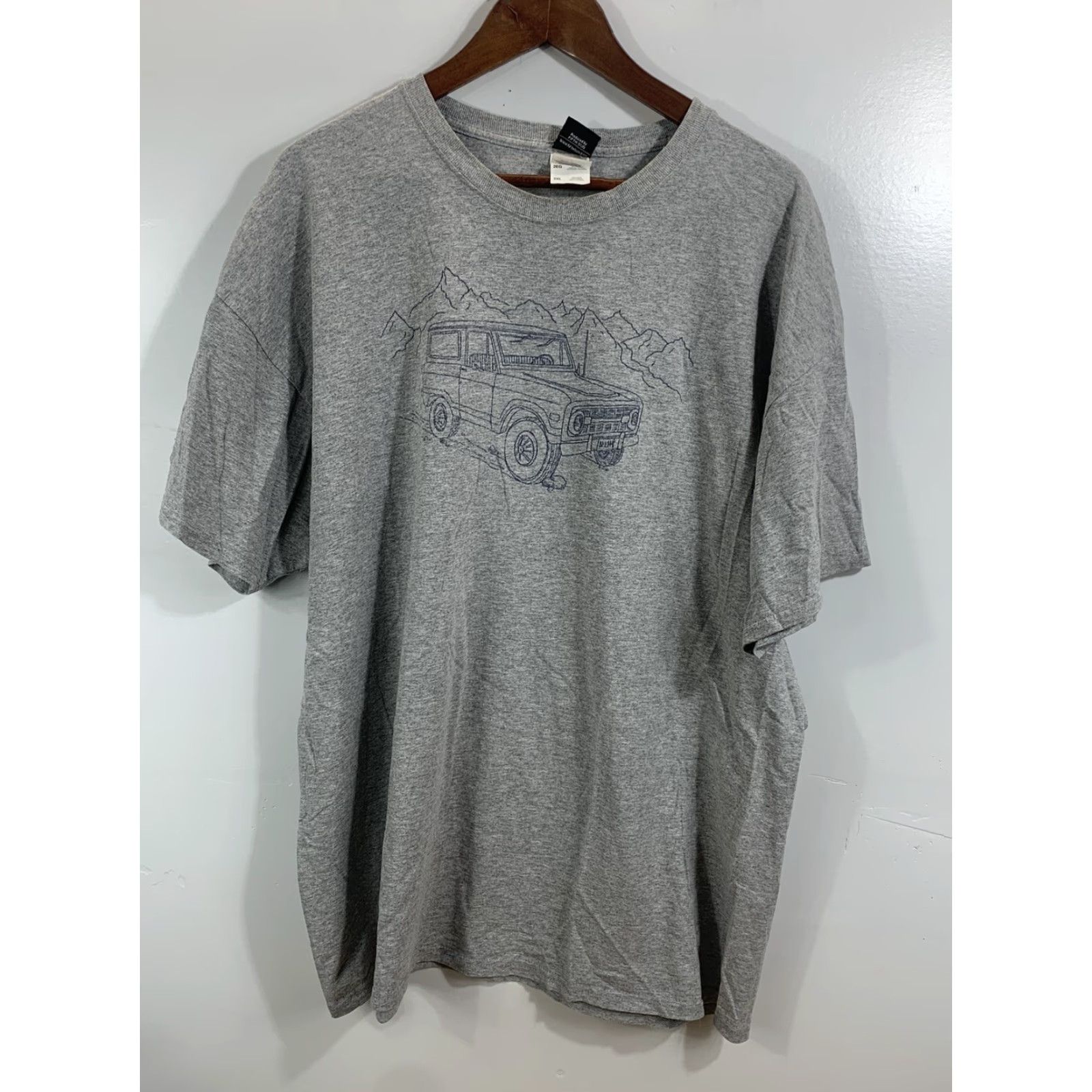 Fruit Of The Loom VINTAGE Fruit Of The Loom Fifth Sun Off Roading Truck T-Shirt 2XL Mens Black Crew Neck Short Sleeve Size US XXL / EU 58 / 5 - 4 Thumbnail