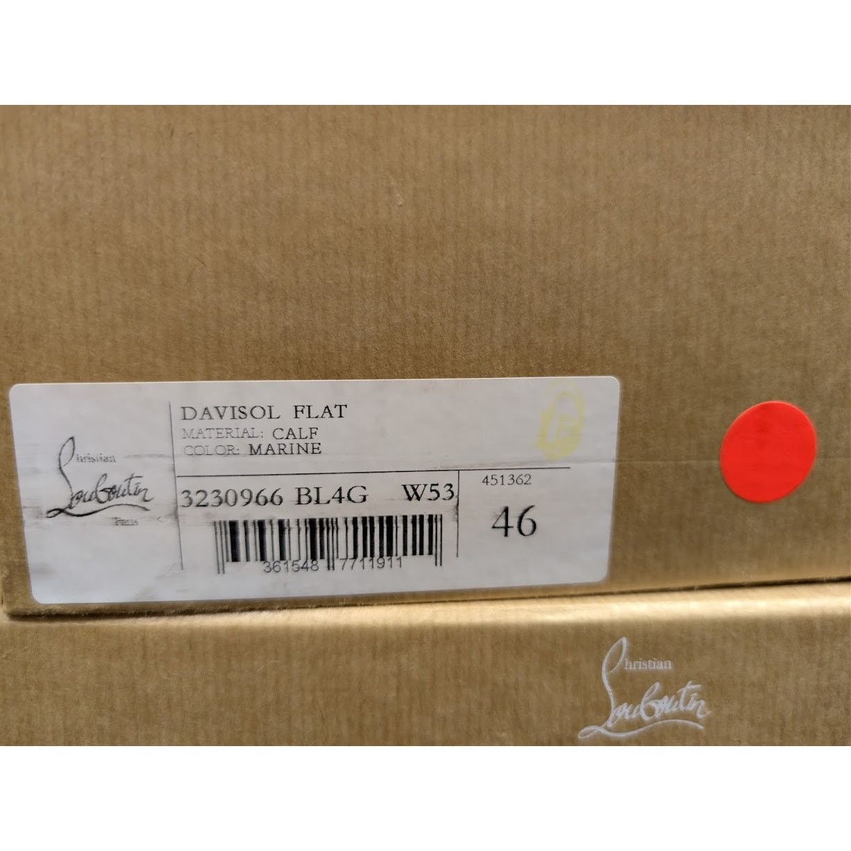 Christian Louboutin o1rshd1 Davisol Flat Shoes in Marine Size US 13 / EU 46 - 22 Thumbnail