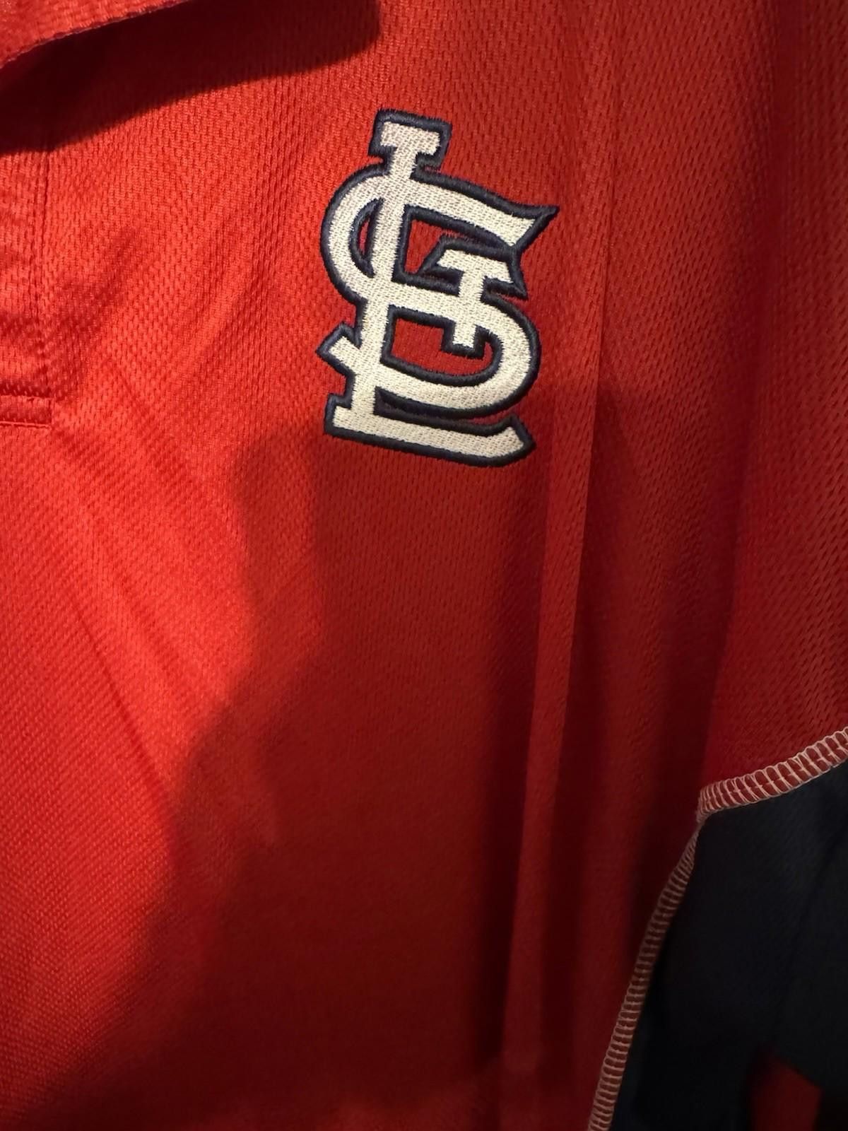 Majestic St. Louis Cardinals Majestic polo shirt Men's Size 2XL Red Size US XXL / EU 58 / 5 - 4 Thumbnail