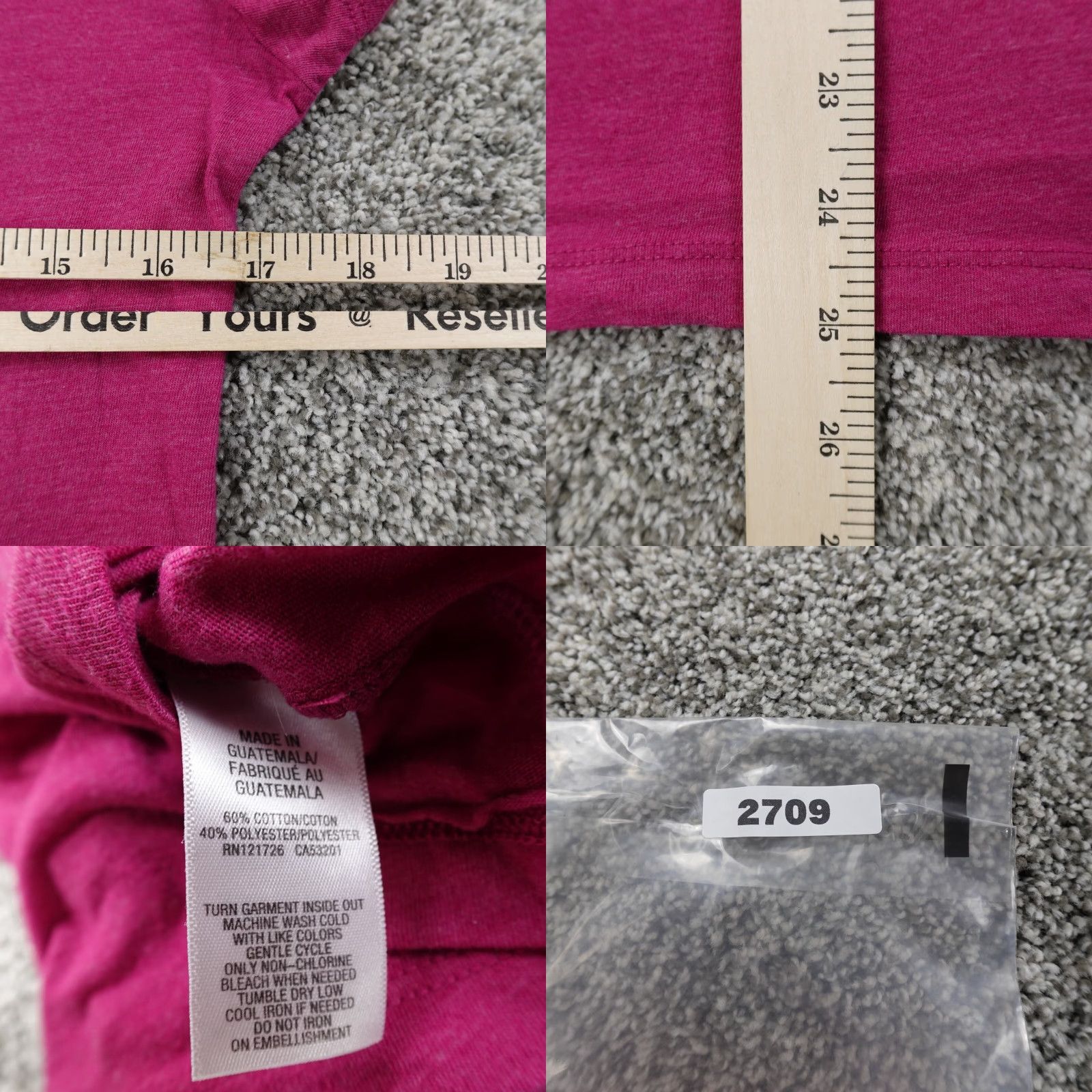 Vintage Aero Shirt Womens L Pink Purple Aero Logo Casual Preppy Short Sleeve T-Shirt Size L / US 10 / IT 46 - 8 Thumbnail