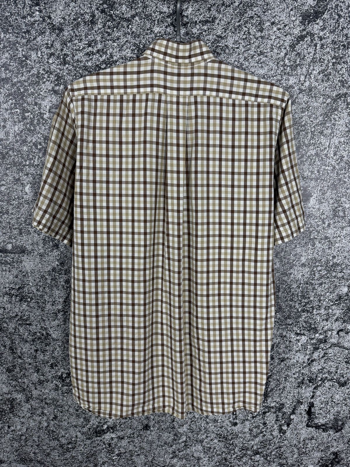 Aquascutum Aquascutum London Short Sleeve Plaid Shirt Button Up Size S Size US S / EU 44-46 / 1 - 9 Thumbnail