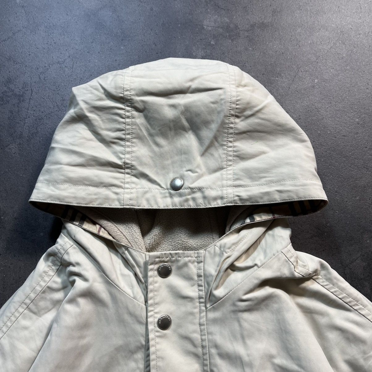 Burberry Vintage 00s Burberry London Big Logo Parka Puffer Jacket Size US S / EU 44-46 / 1 - 13 Thumbnail
