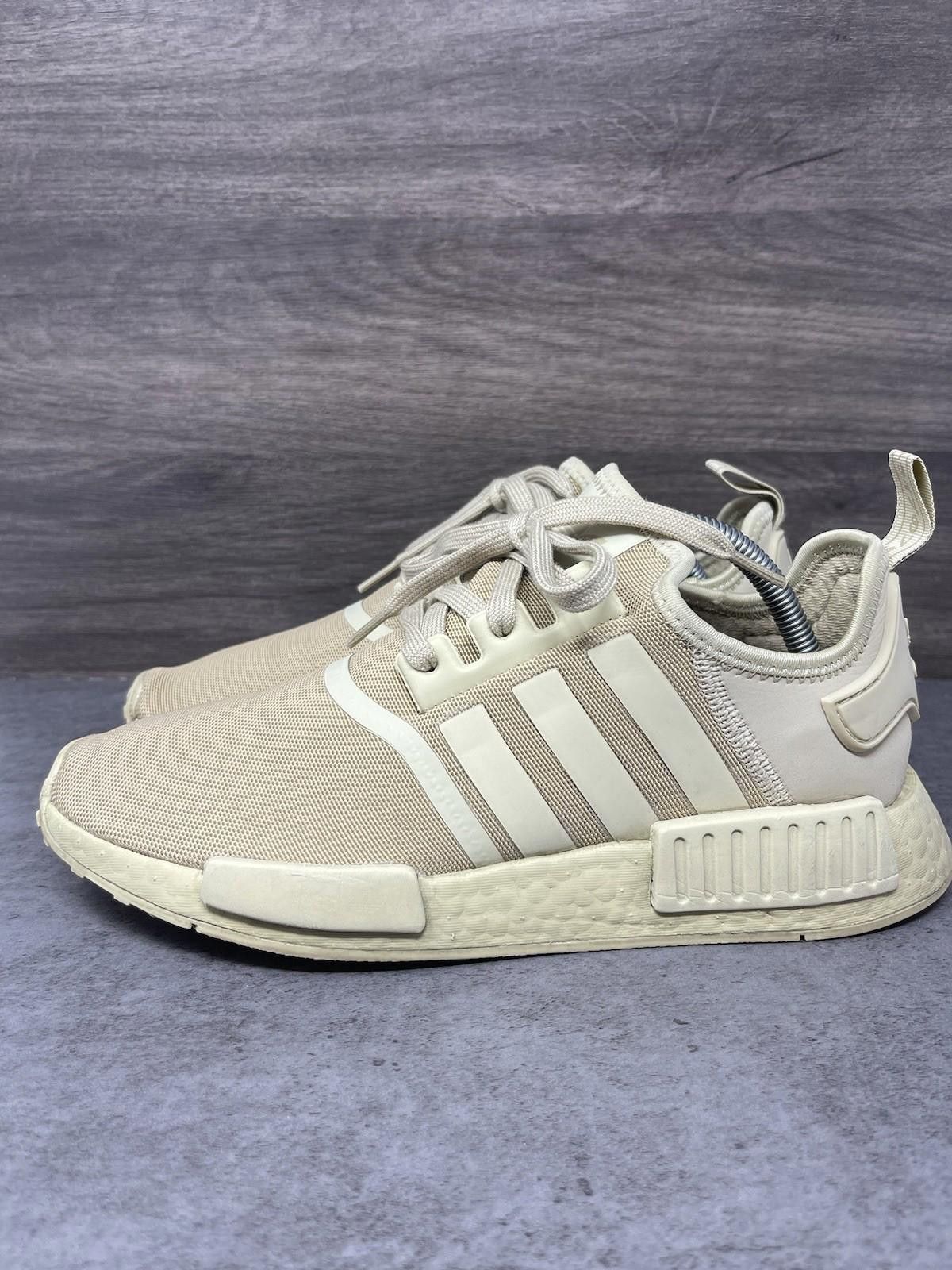 Adidas NMD R1 Running Shoes Mens Size 9 Beige Nude