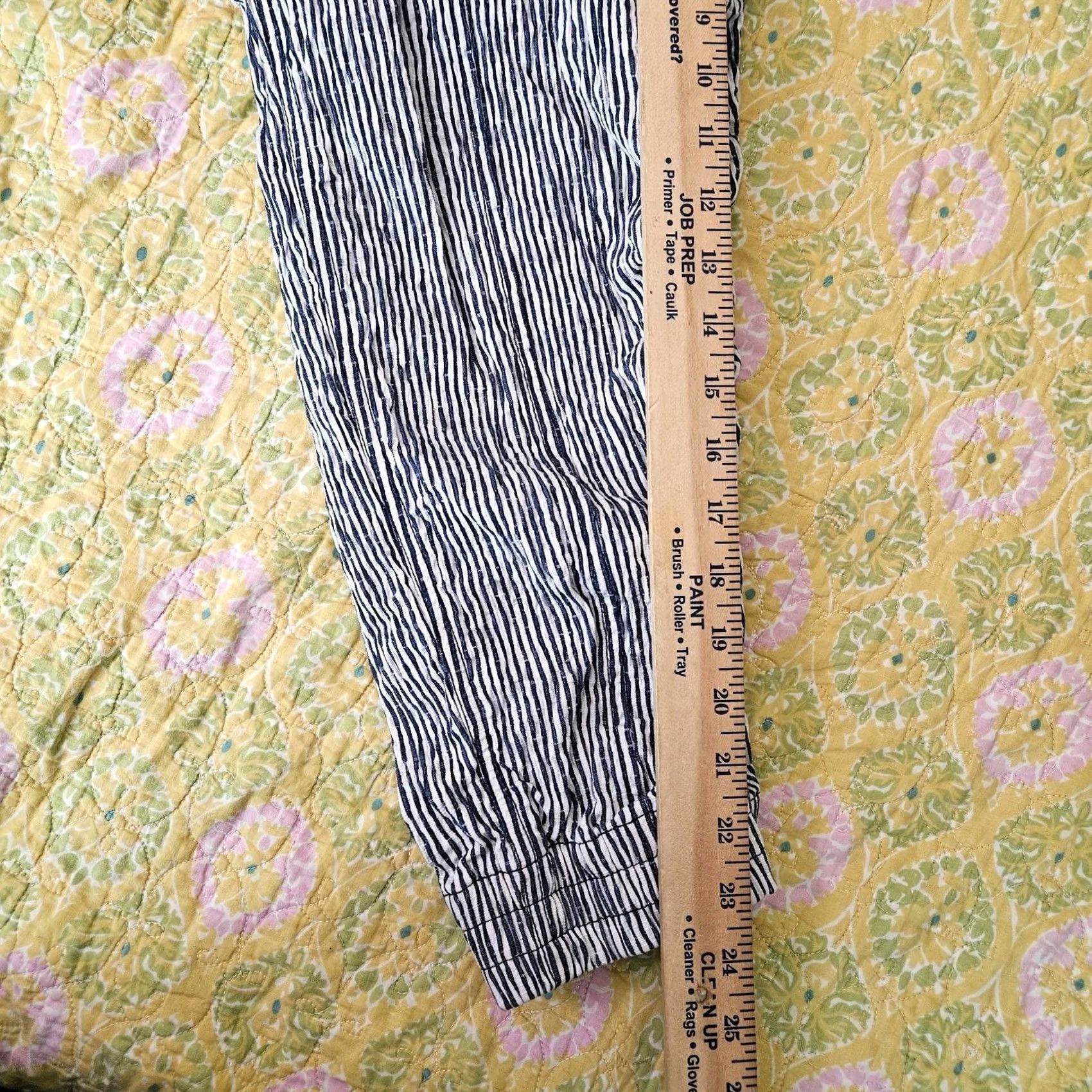 Vintage Derek Lam 10 Crosby Pants Jogger Navy White Stripes Women's Size 6 Size 28" / US 6 / IT 42 - 5 Thumbnail
