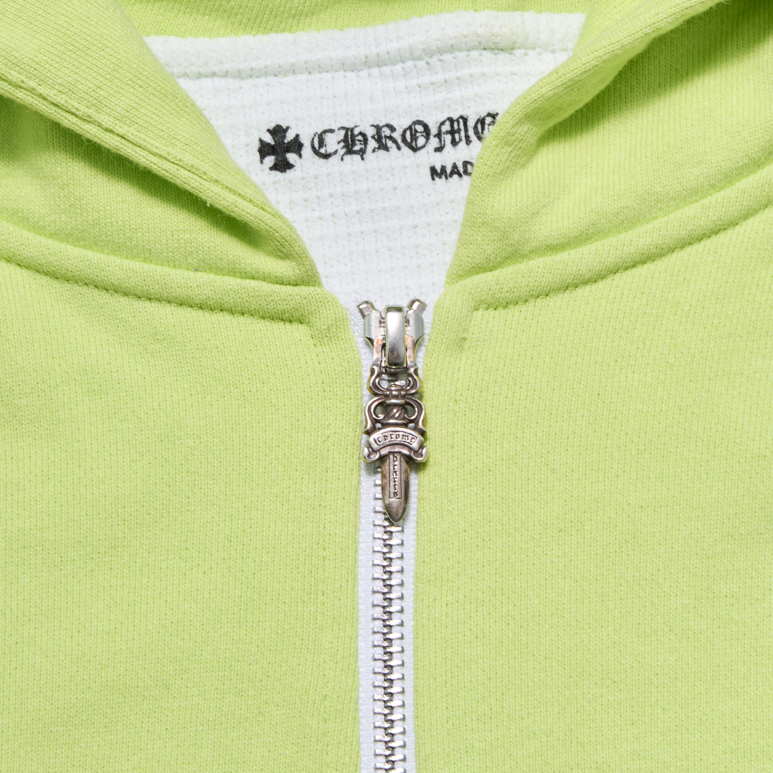Chrome Hearts CHROME HEARTS Matty Boy Link Zip Hoodie Lime Size US S / EU 44-46 / 1 - 12 Thumbnail