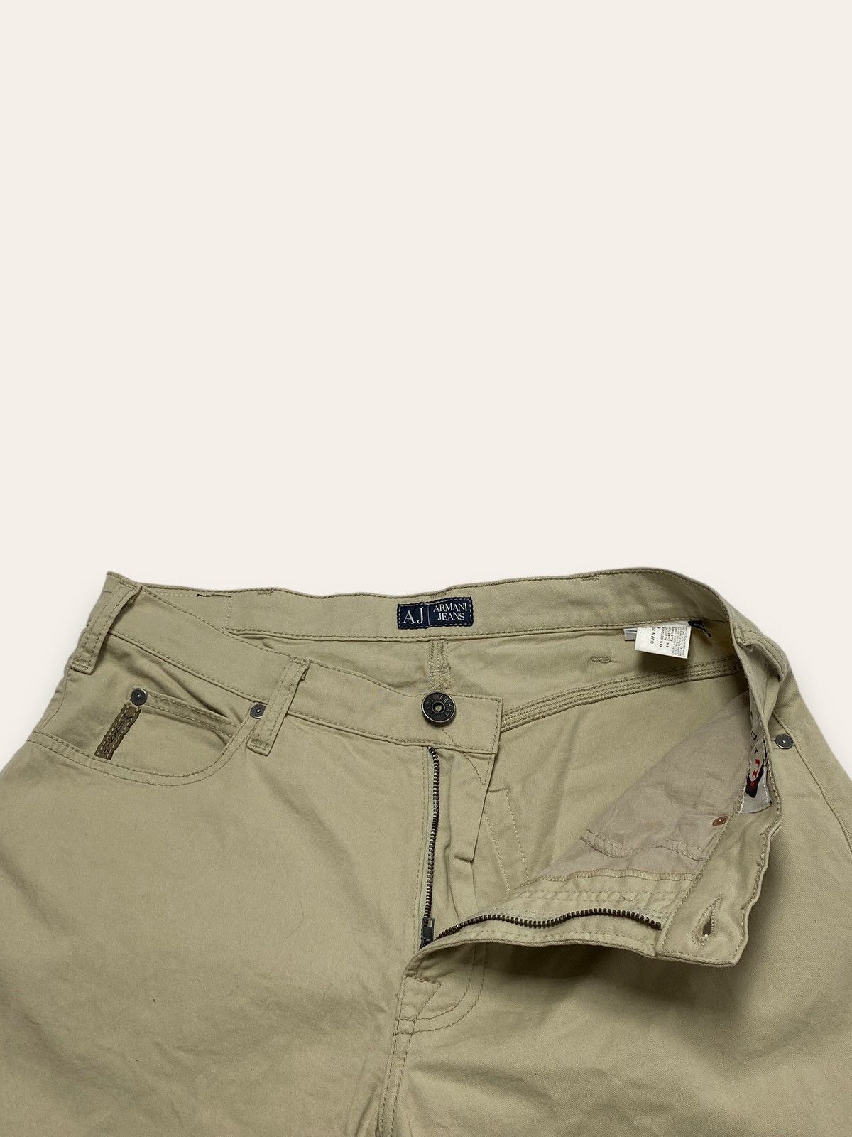 Armani Vintage ARMANI Beige Pants Size US 32 / EU 48 - 7 Thumbnail