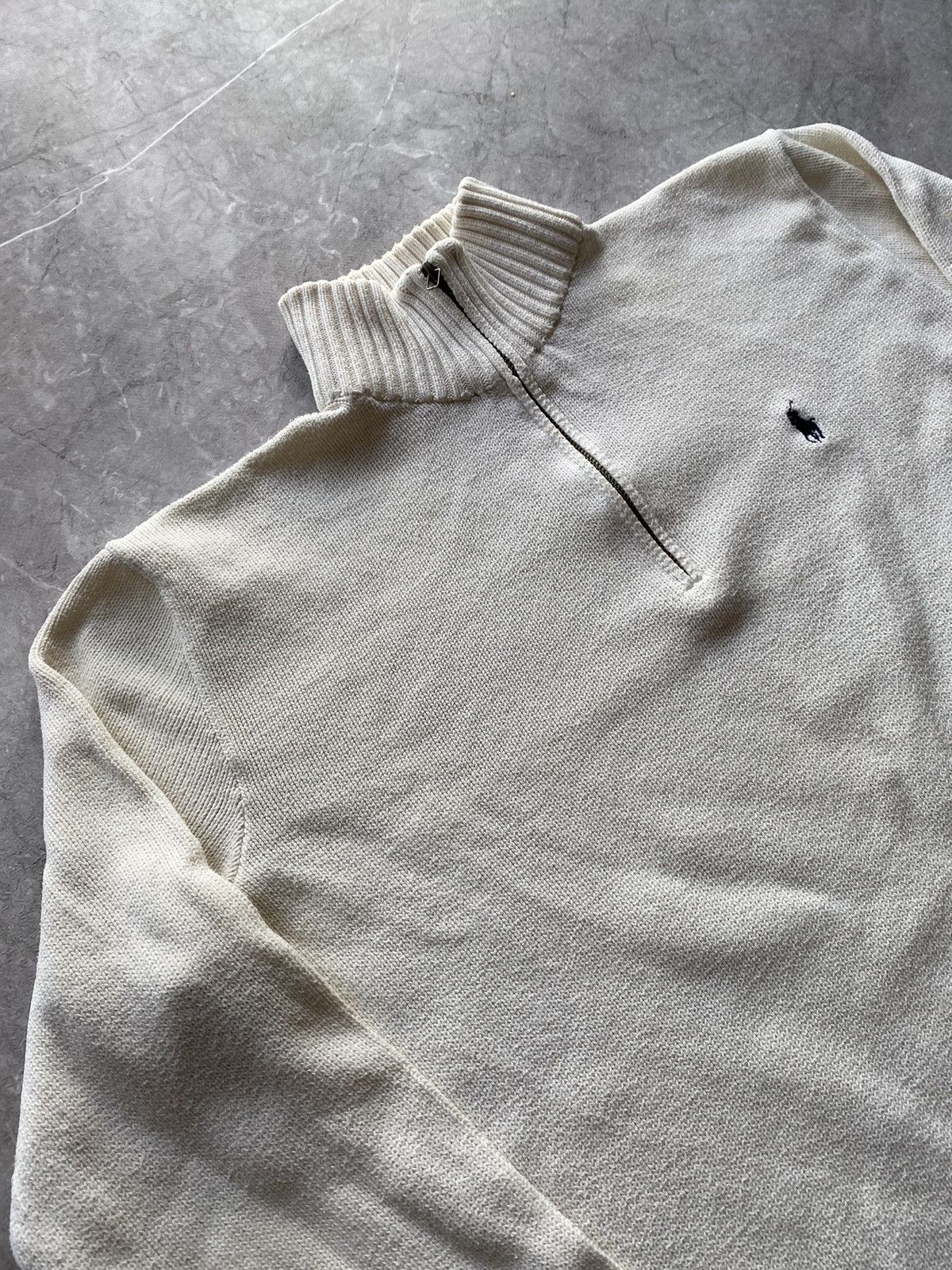 Polo Ralph Lauren 🇺🇸Rare Y2K Polo Ralph Lauren 1/3 Zip Sweatshirt Retro Hype Size US S / EU 44-46 / 1 - 3 Thumbnail