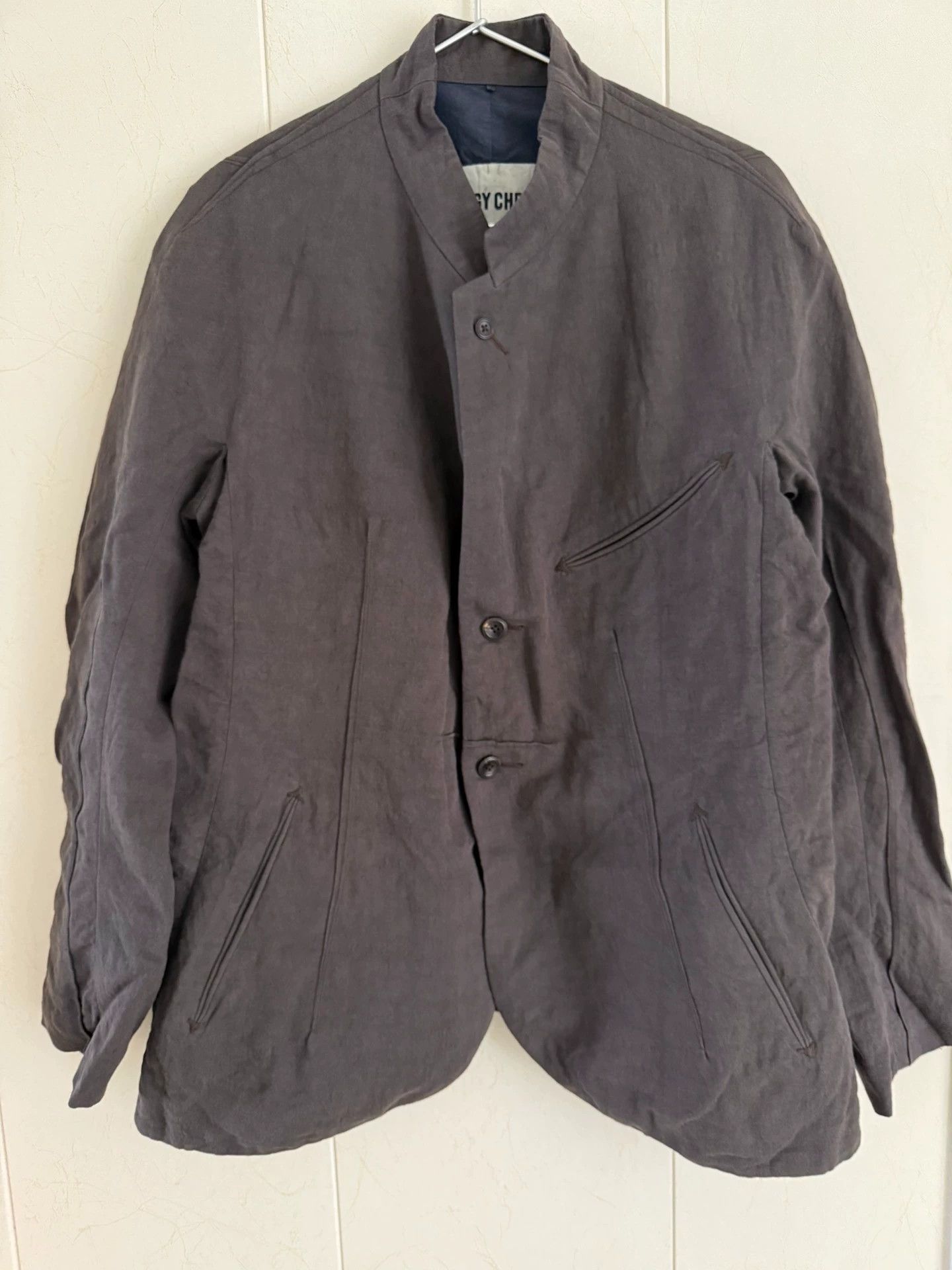 Ziggy Chen Ziggy Chen 16AW 3D Flax Wool-Cotton Jkt Size 50 P7 Size US M / EU 48-50 / 2 - 2 Thumbnail