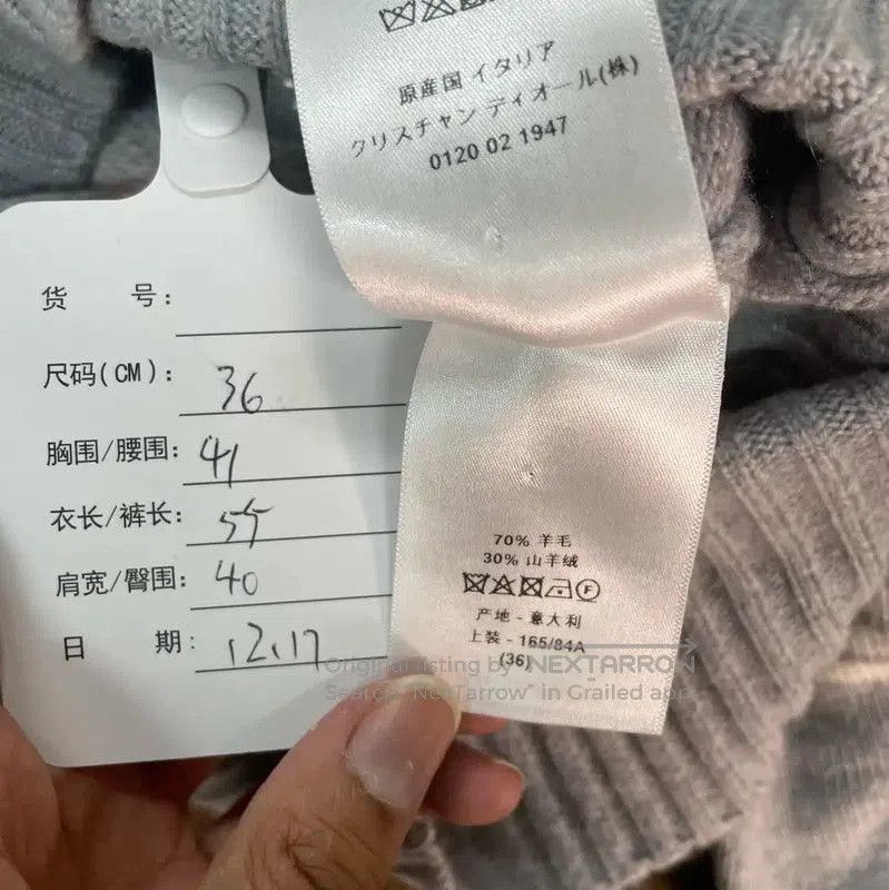 Dior Dior Gray Woman's Pullover Sweater . Size S / US 4 / IT 40 - 4 Thumbnail