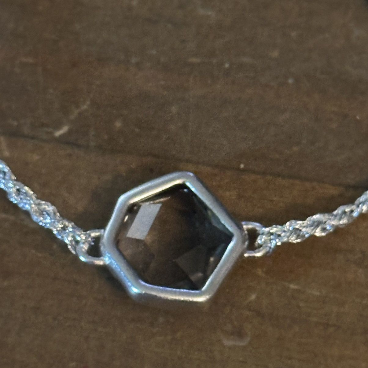 Kendra Scott Kendra Scott Vanessa silver tone smokey quartz bolo bracelet Size ONE SIZE - 4 Thumbnail