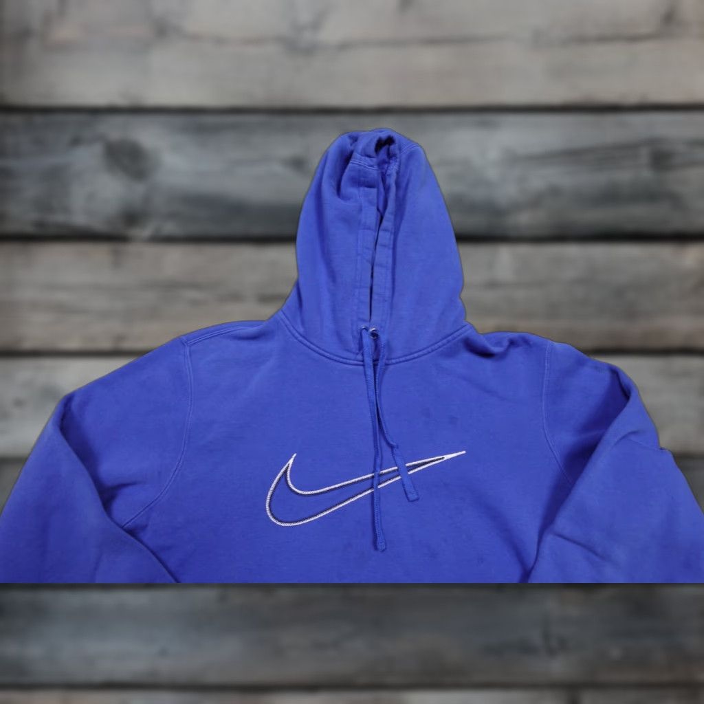 Nike Nike Sweatshirt Mens Large Blue Pullover Hoodie Dri-Fit NSW Swoosh Logo Golf? Size US L / EU 52-54 / 3 - 1 Thumbnail