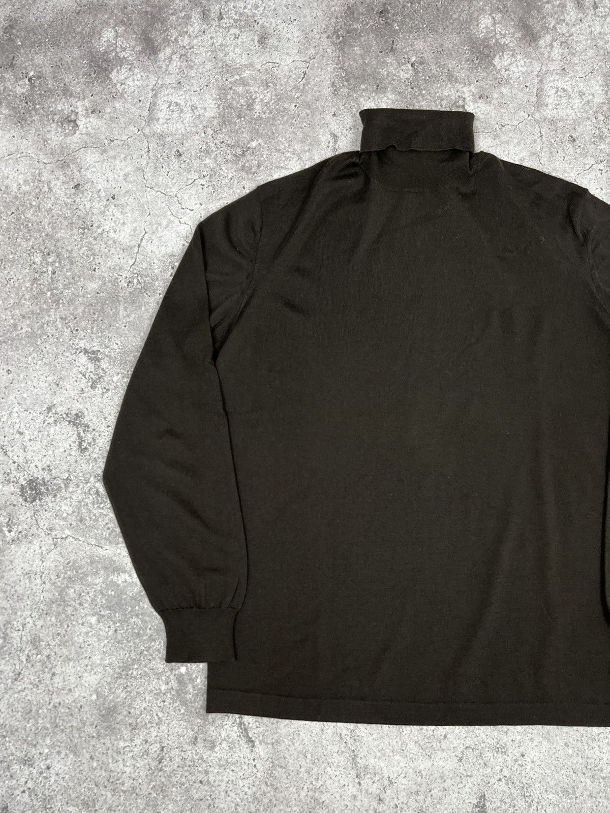 Ermenegildo Zegna Ermenegildo Zegna Lana Wool Sweater Turtle Neck Jumper Size US XXL / EU 58 / 5 - 2 Thumbnail